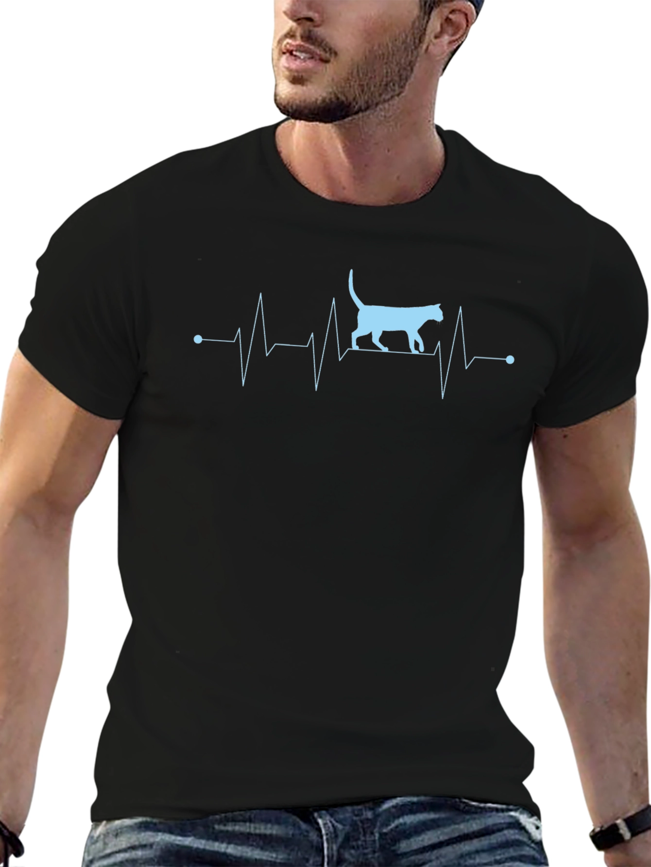 Cat Heartbeat T-Shirt