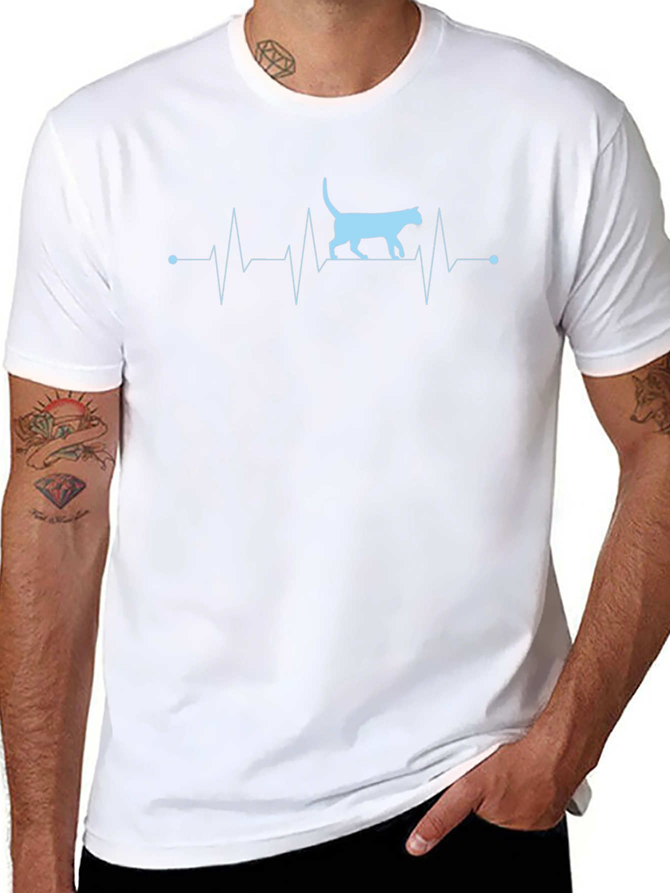 Cat Heartbeat T-Shirt