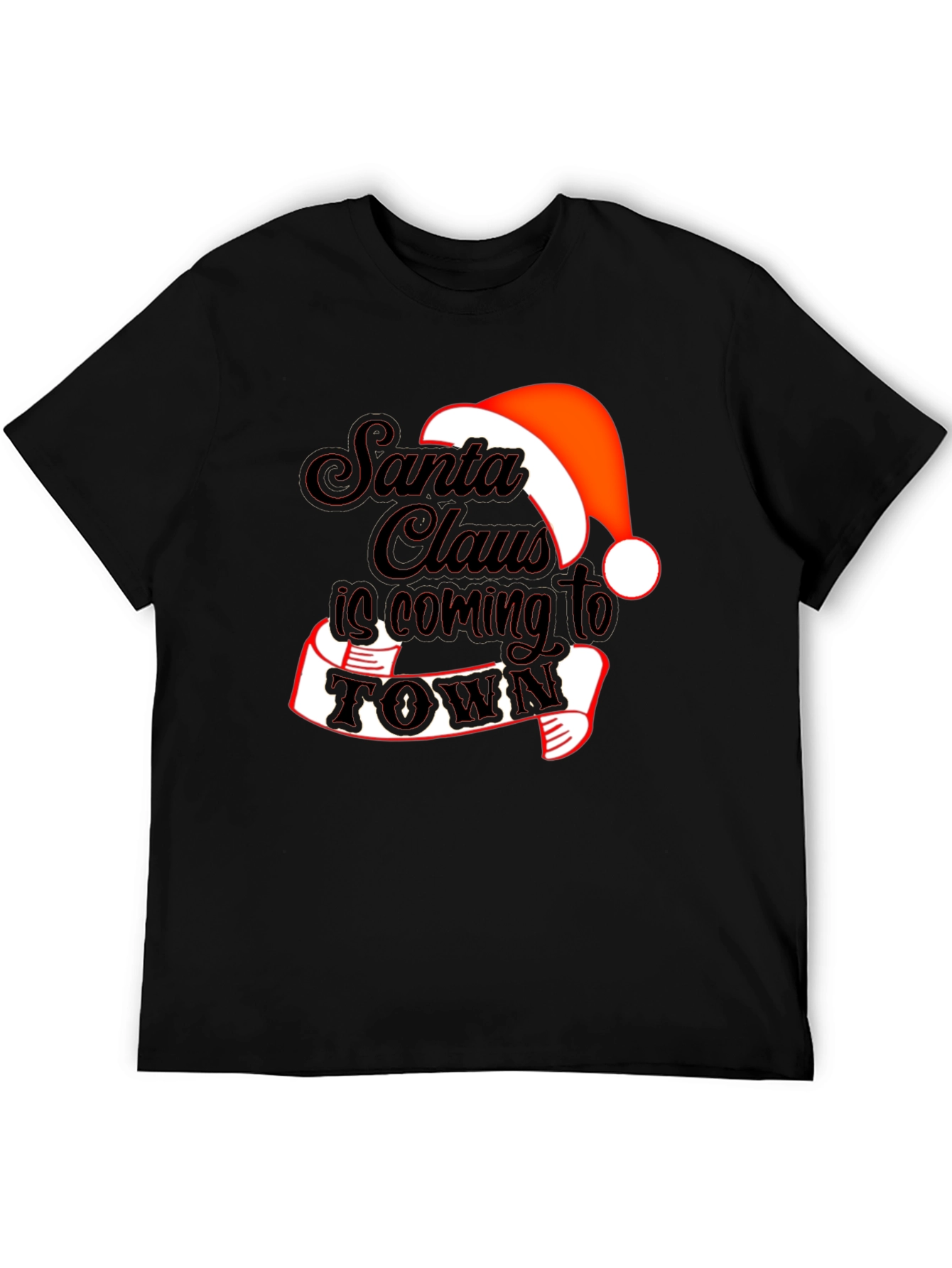 Santa Claus is Coming to Town Holiday T-Shirt