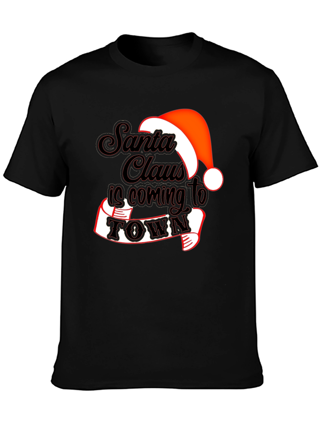 Santa Claus is Coming to Town Holiday T-Shirt