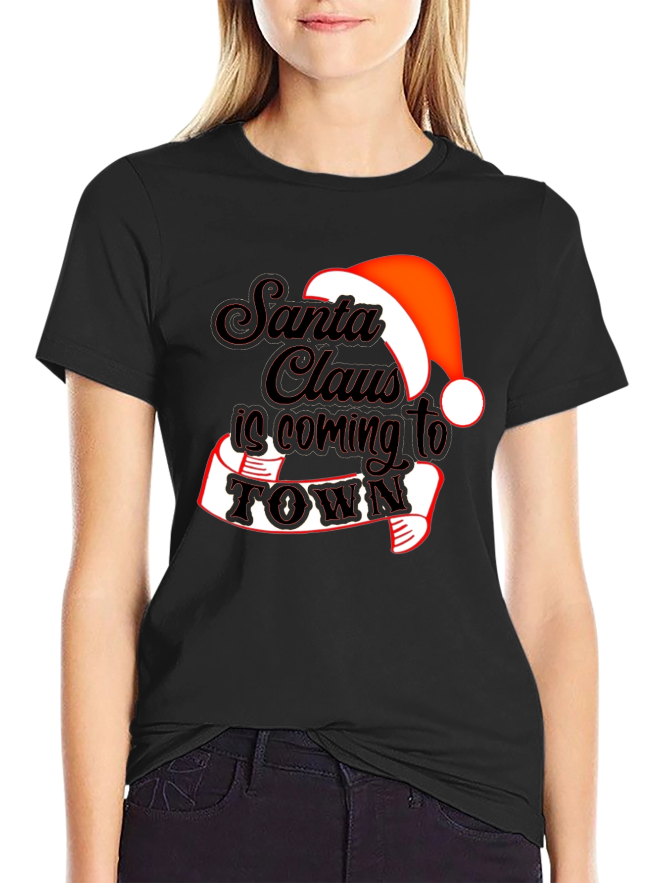 Santa Claus is Coming to Town Holiday T-Shirt