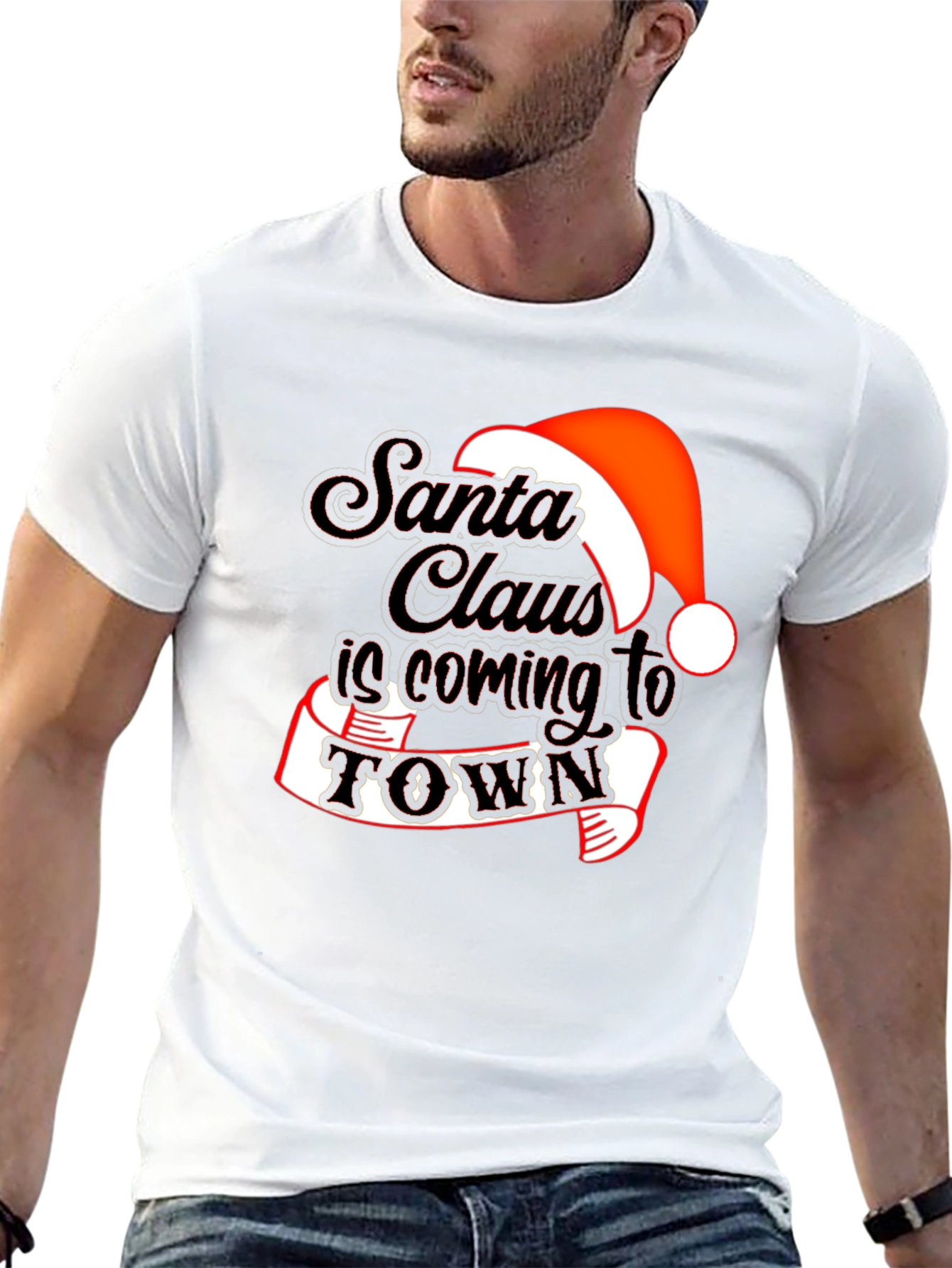 Santa Claus is Coming to Town Holiday T-Shirt