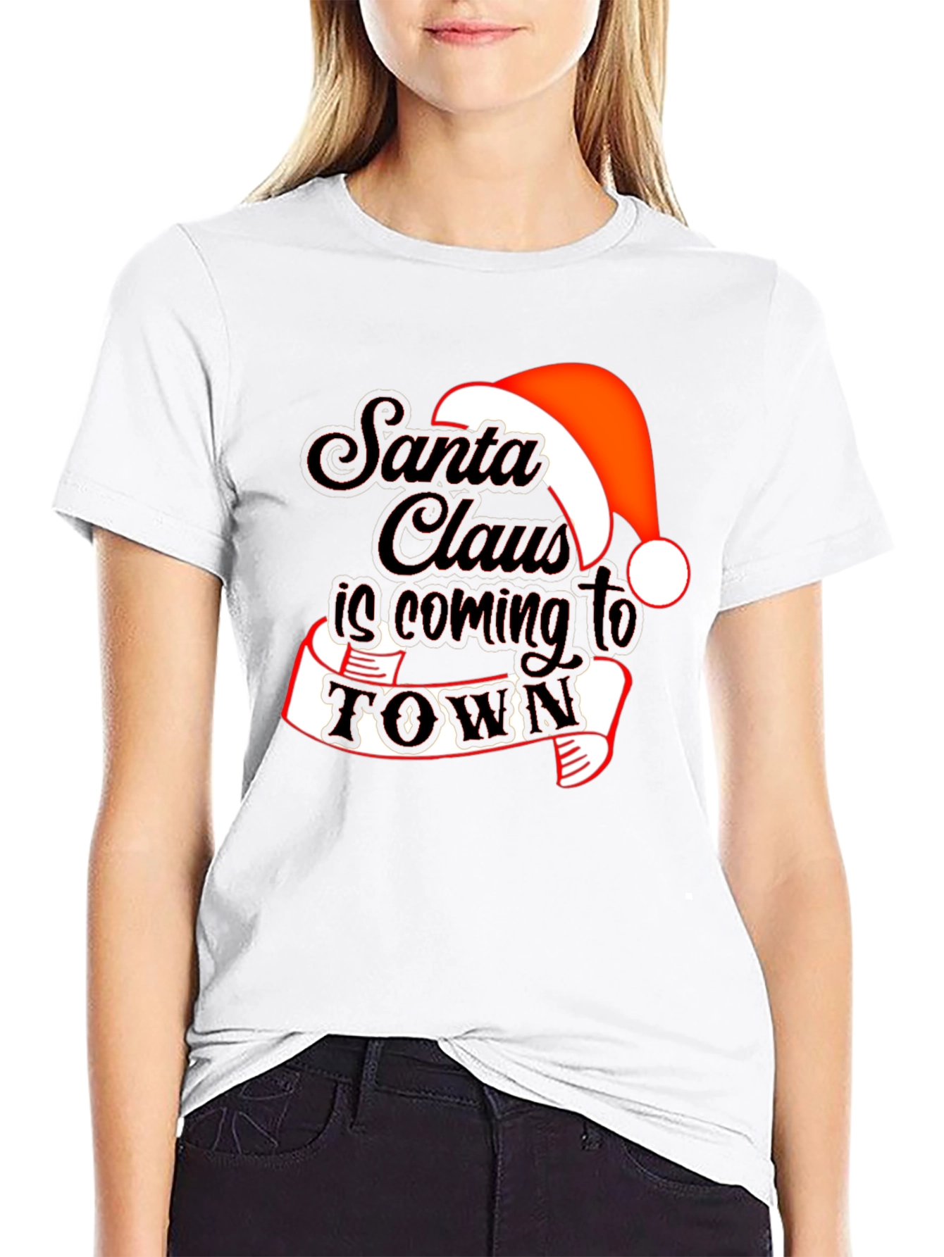 Santa Claus is Coming to Town Holiday T-Shirt