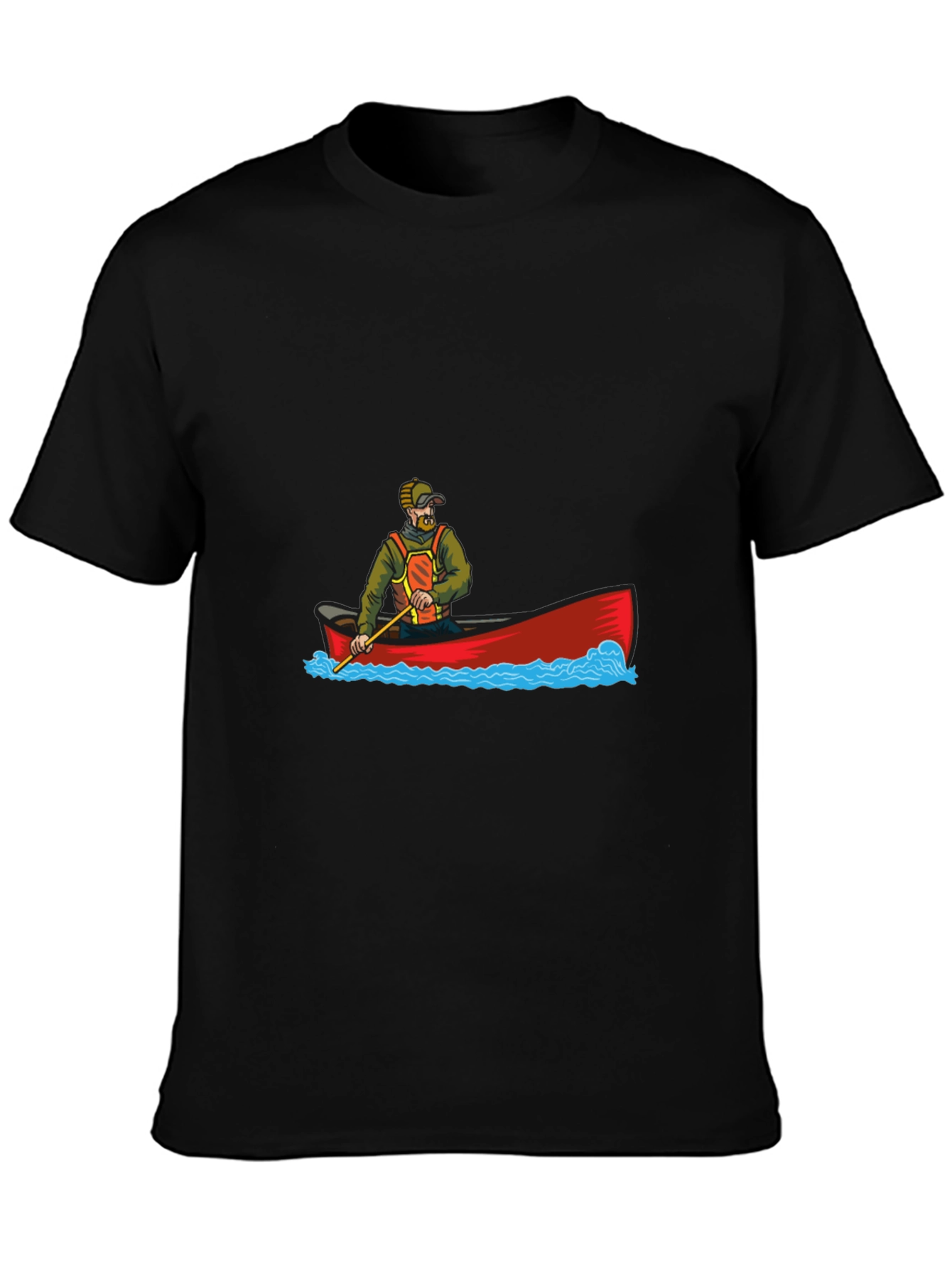 Canoe Adventure Graphic Tee - Black