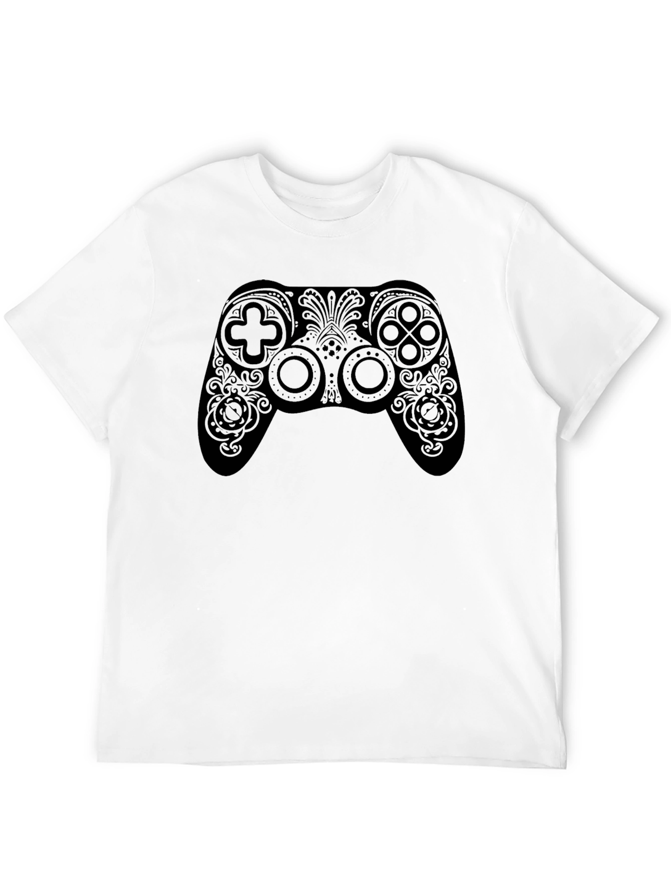 Gaming Controller Graphic Tee - Black T-Shirt