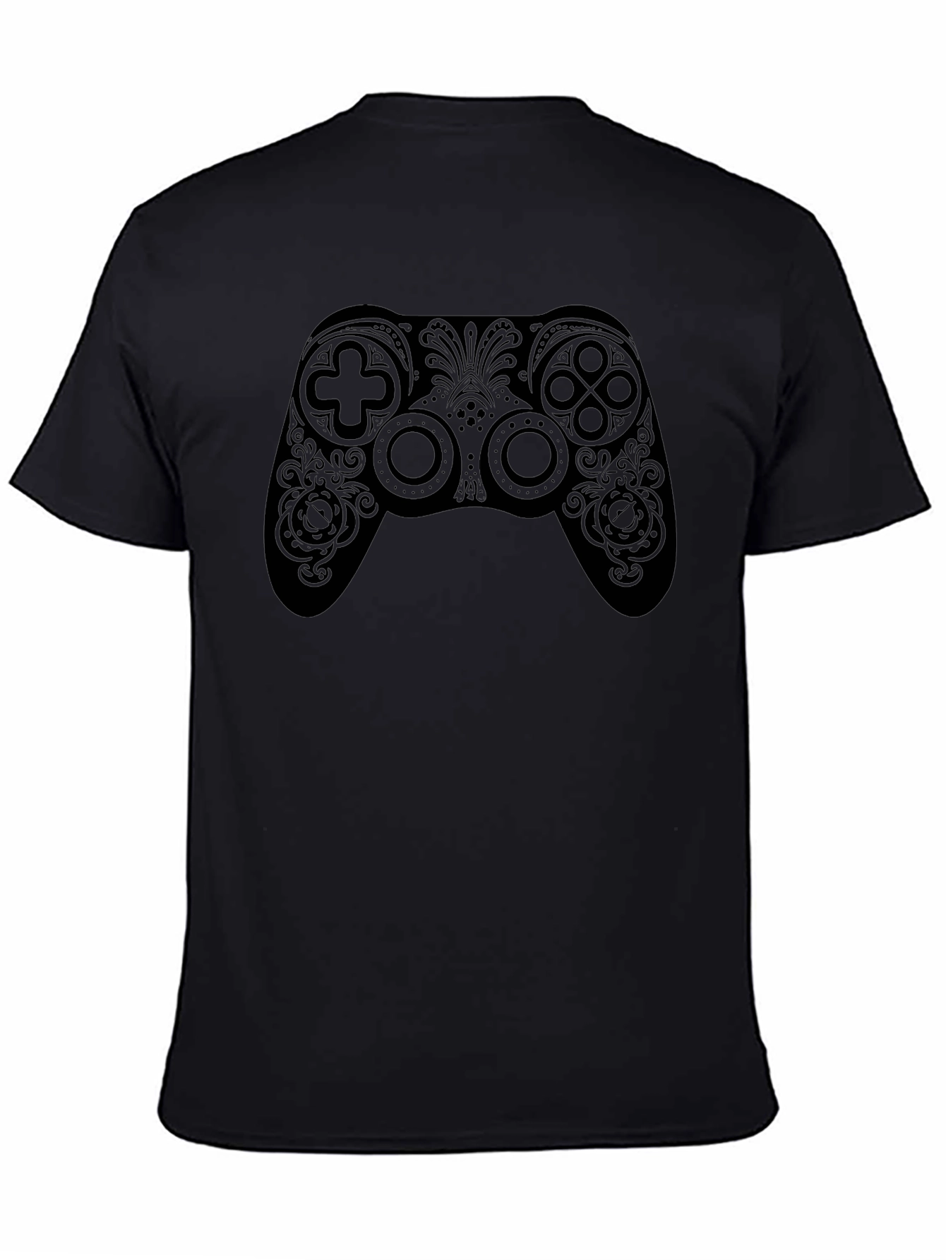 Gaming Controller Graphic Tee - Black T-Shirt