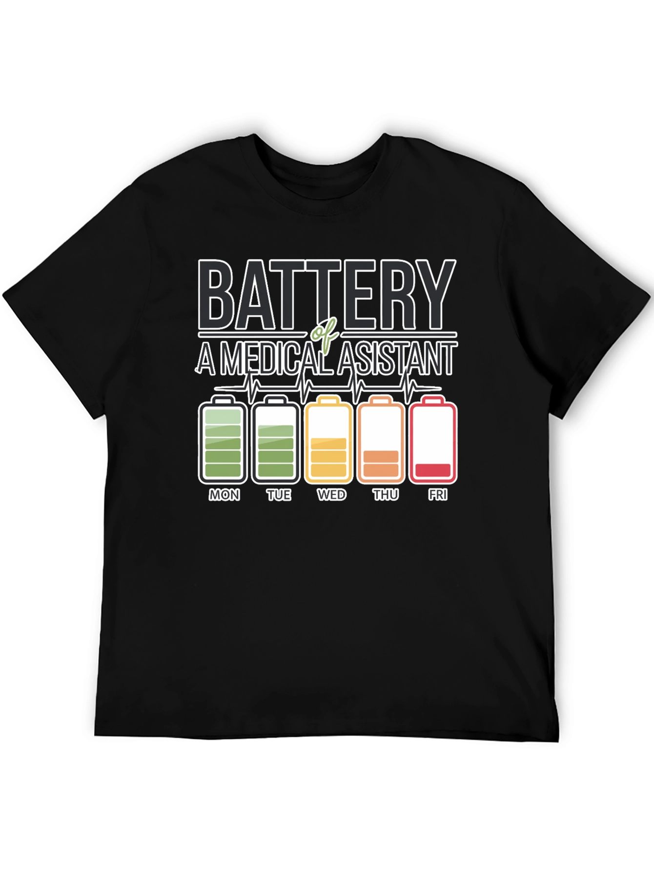Medical Assistant Battery T-Shirt