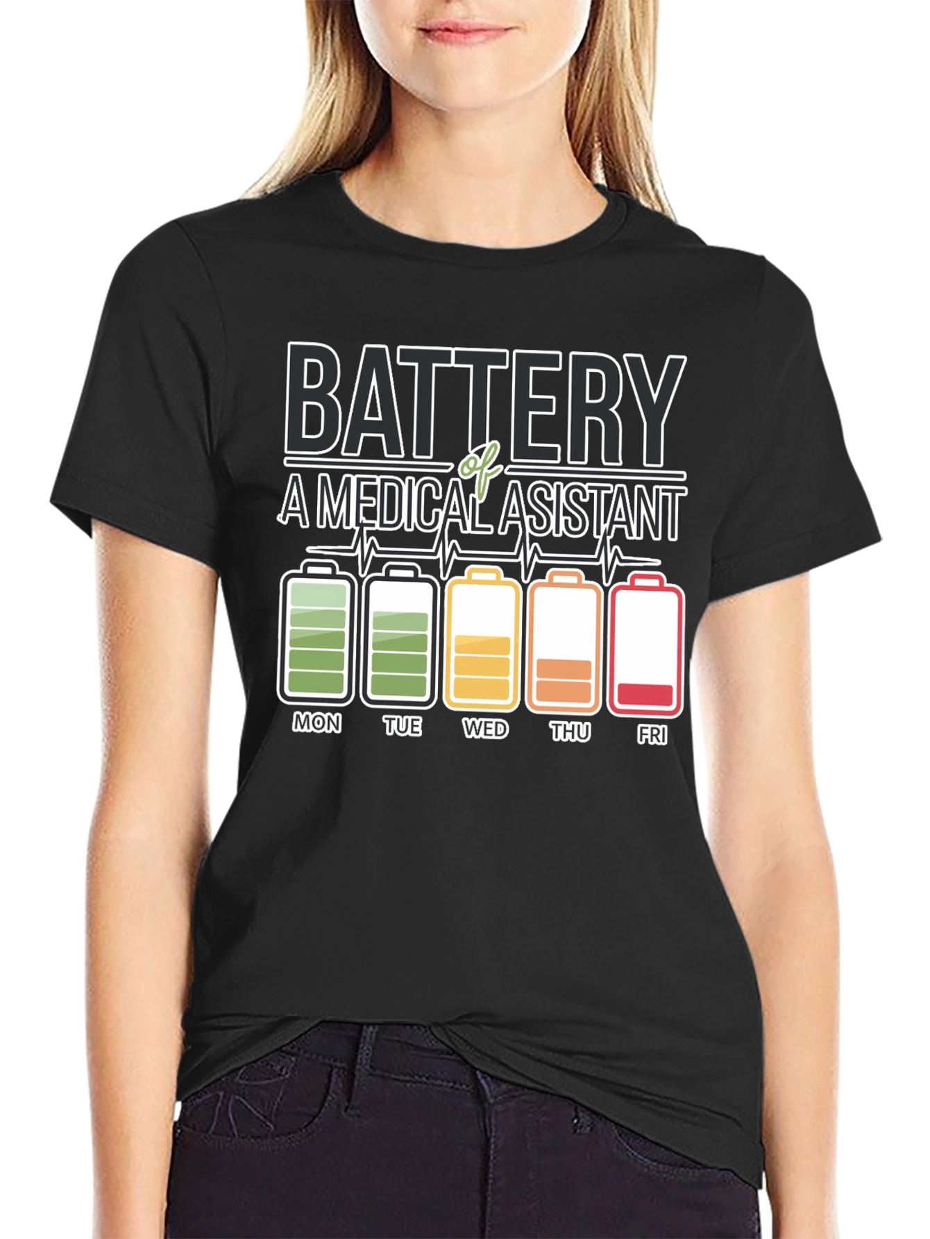 Medical Assistant Battery T-Shirt