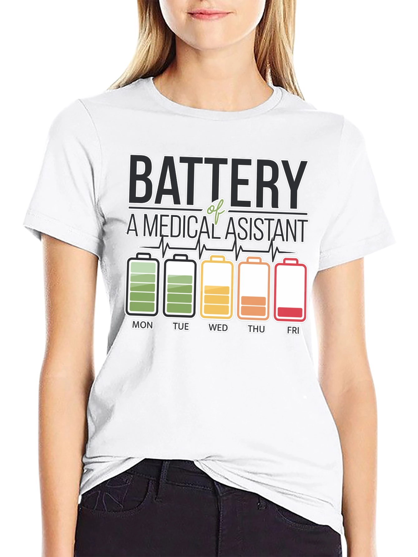 Medical Assistant Battery T-Shirt
