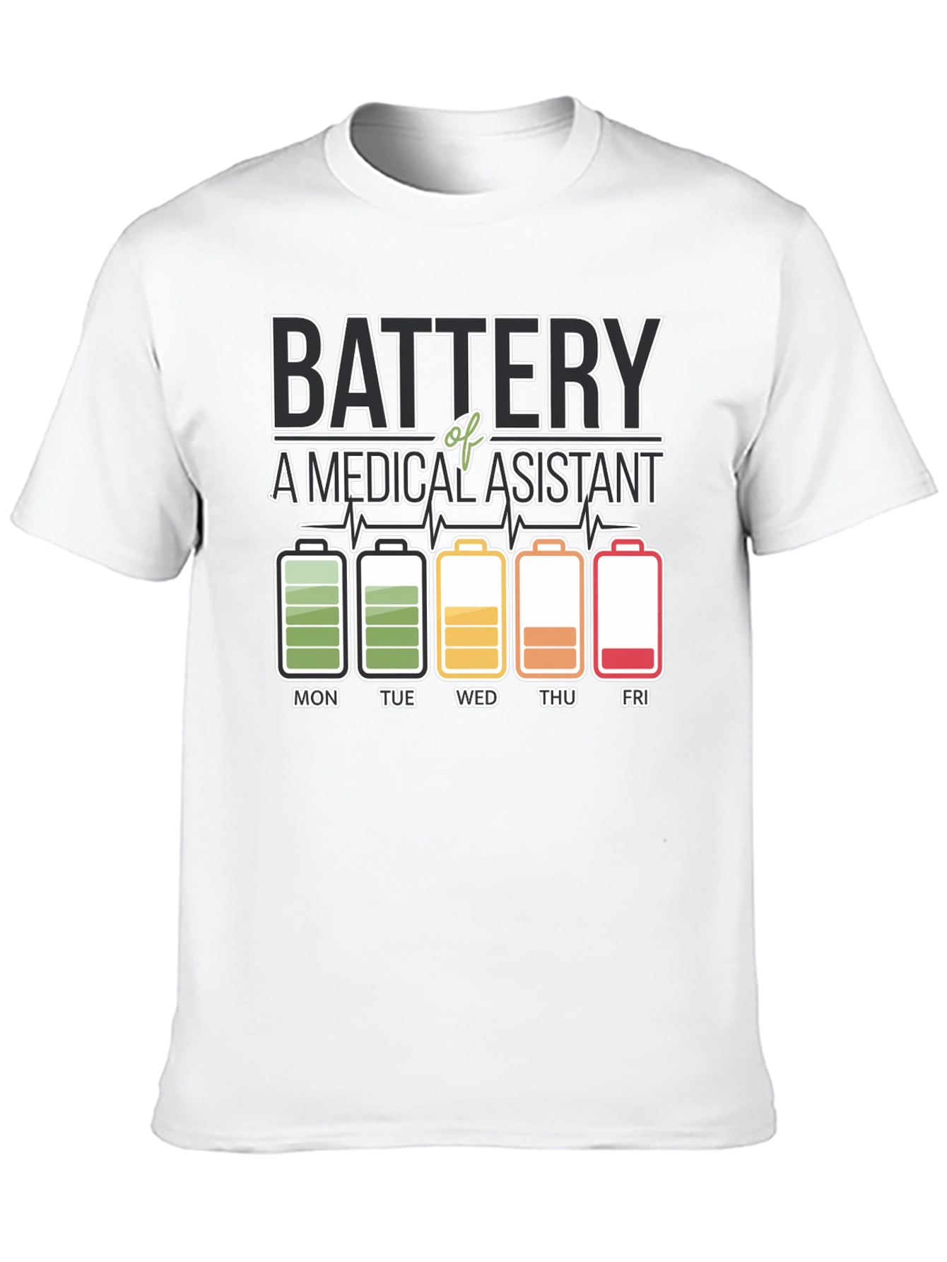 Medical Assistant Battery T-Shirt