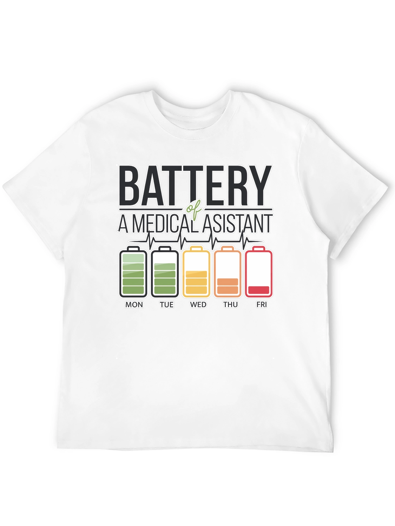 Medical Assistant Battery T-Shirt