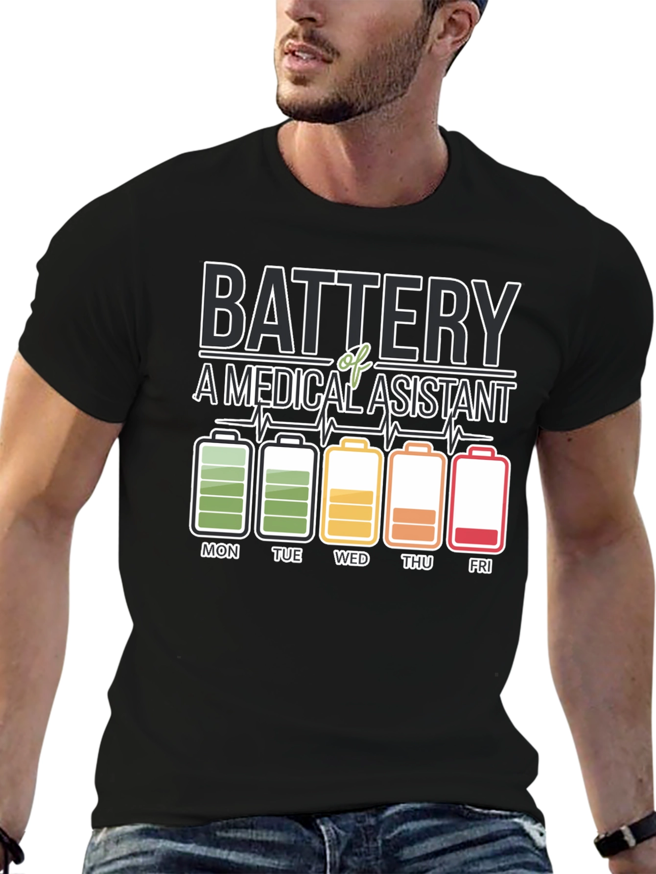 Medical Assistant Battery T-Shirt