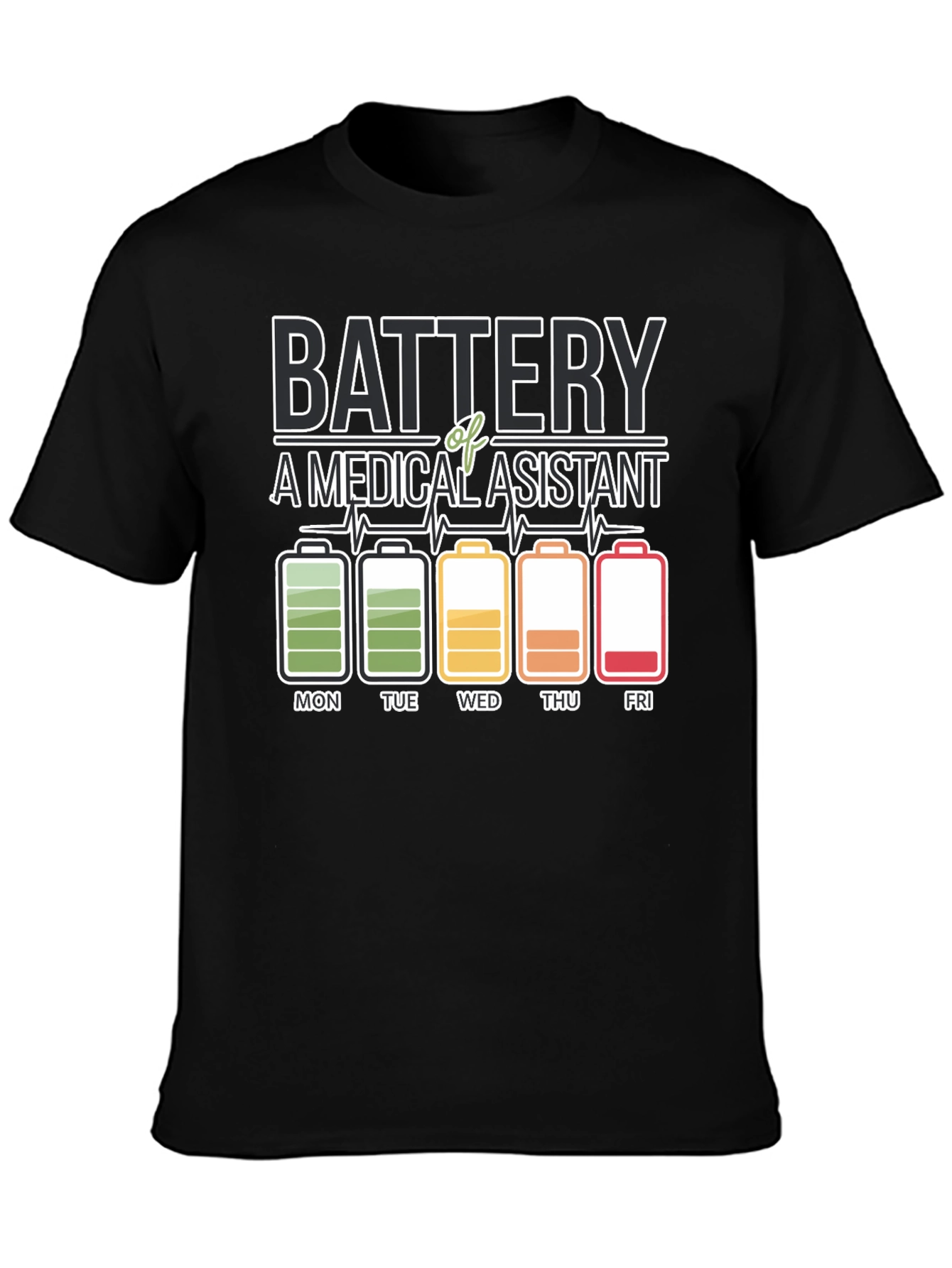 Medical Assistant Battery T-Shirt