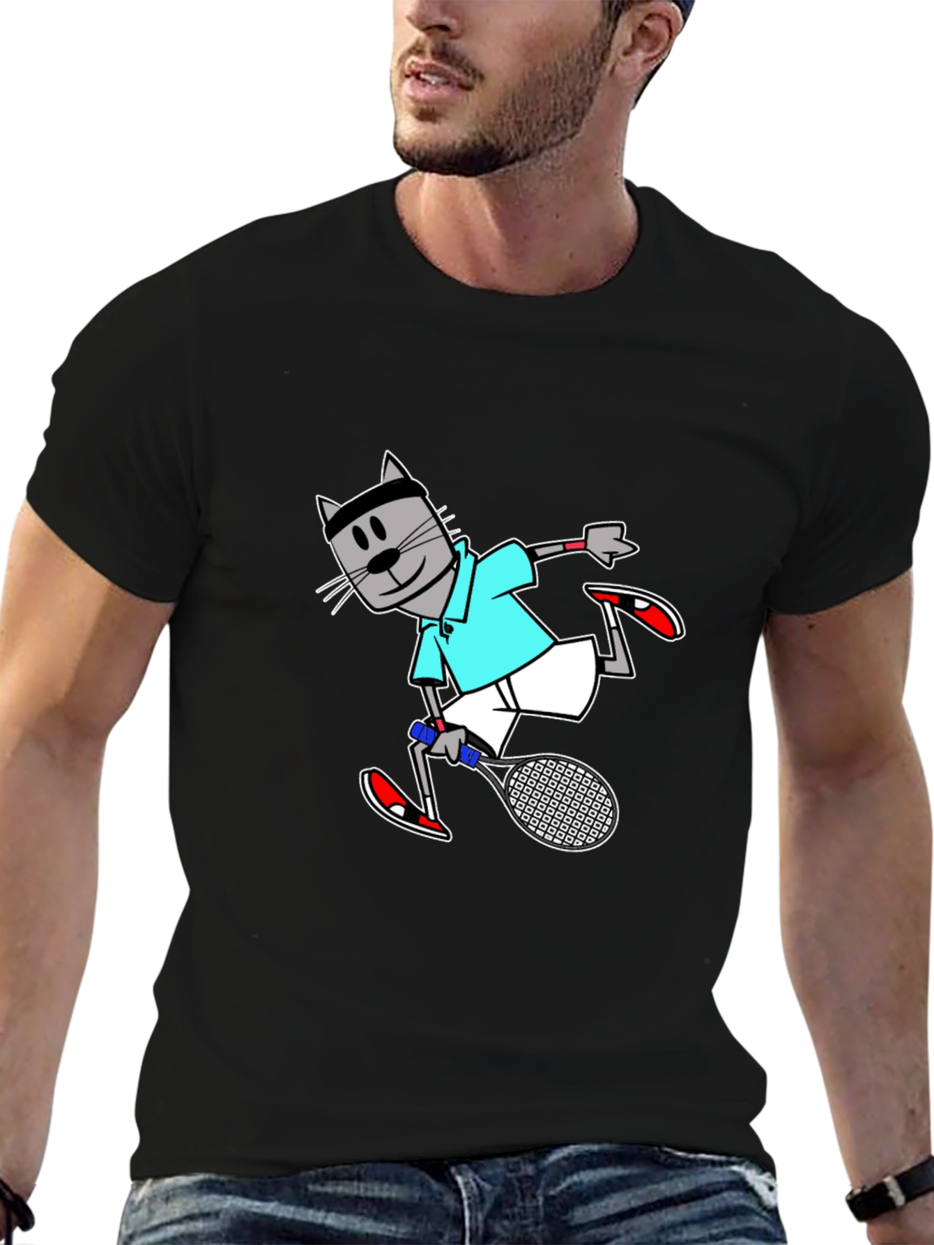 Tennis Cat T-Shirt