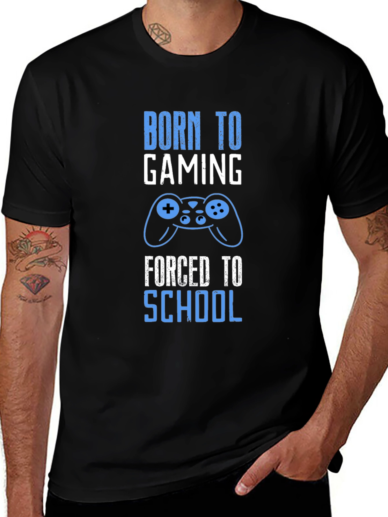 Born to Gaming T-Shirt - Funny Gamer Tee