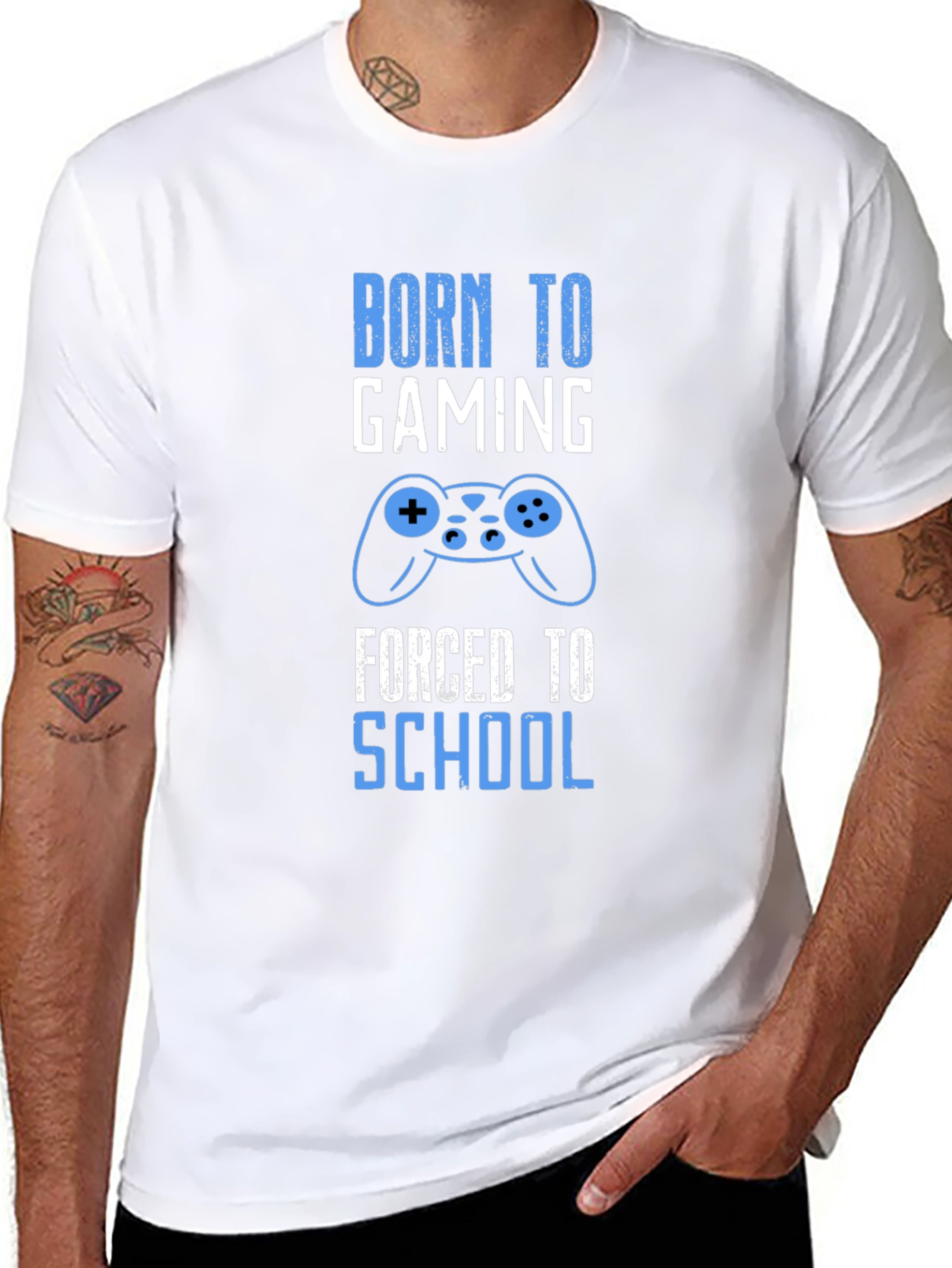 Born to Gaming T-Shirt - Funny Gamer Tee