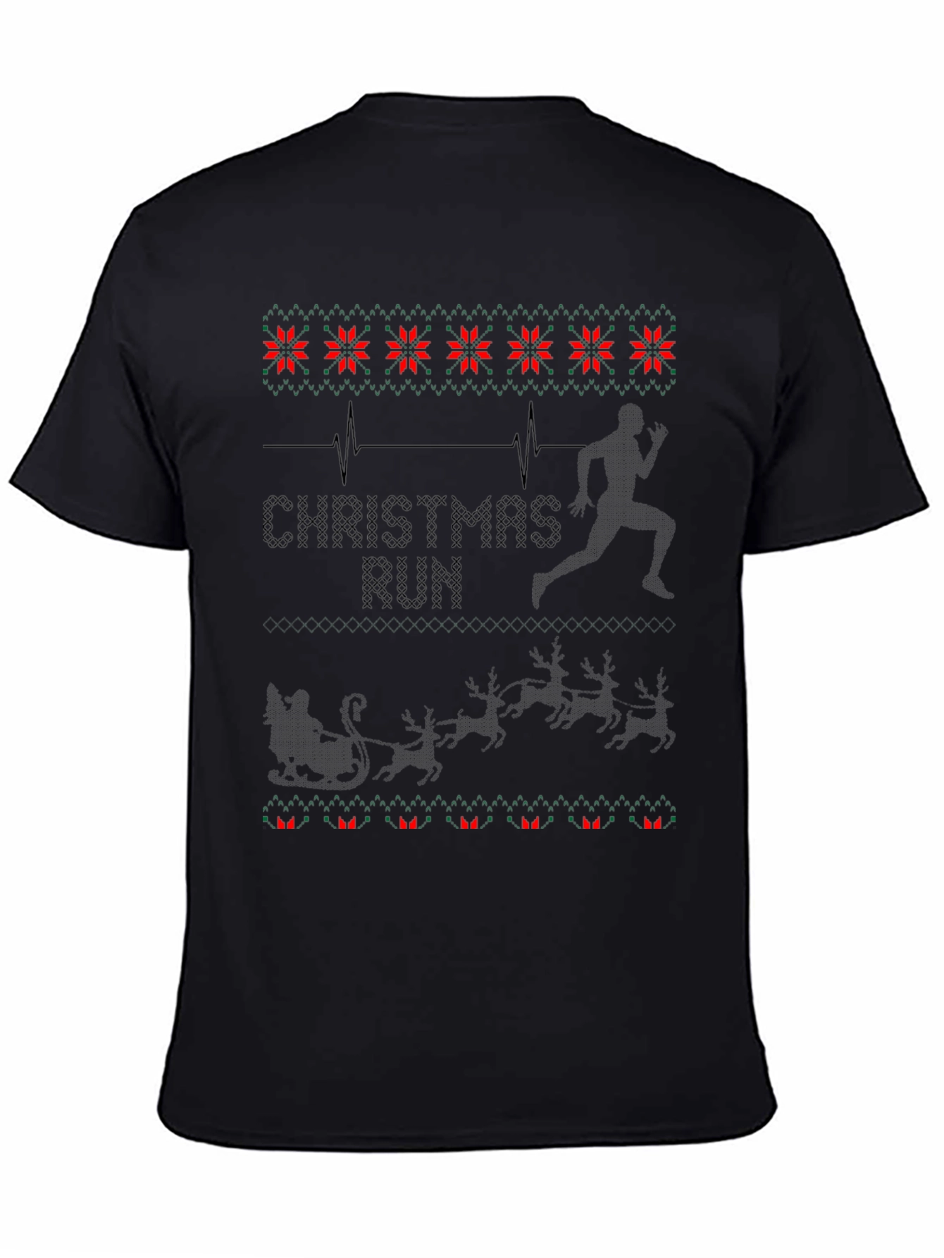 Christmas Run T-Shirt - Holiday Runner Tee