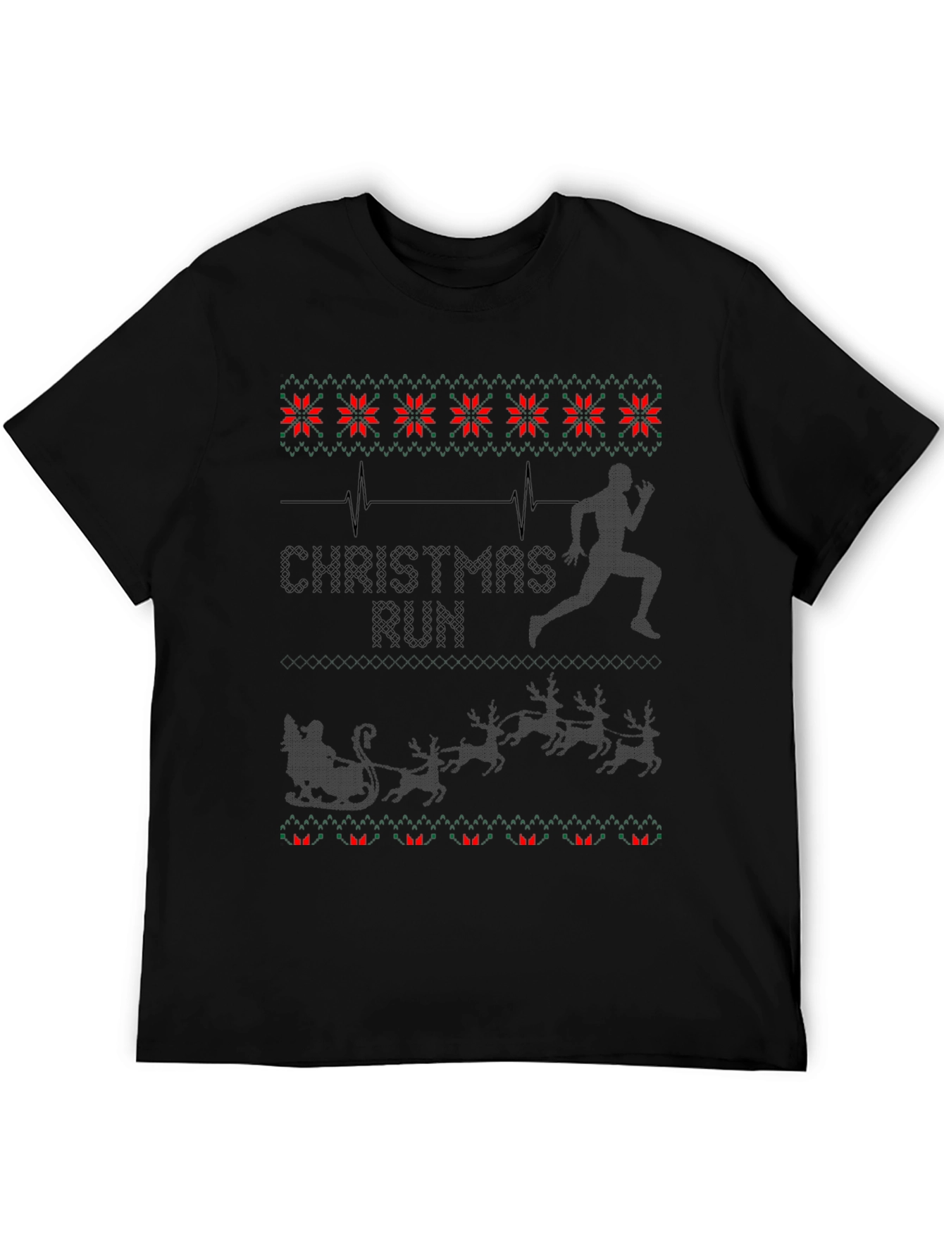 Christmas Run T-Shirt - Holiday Runner Tee