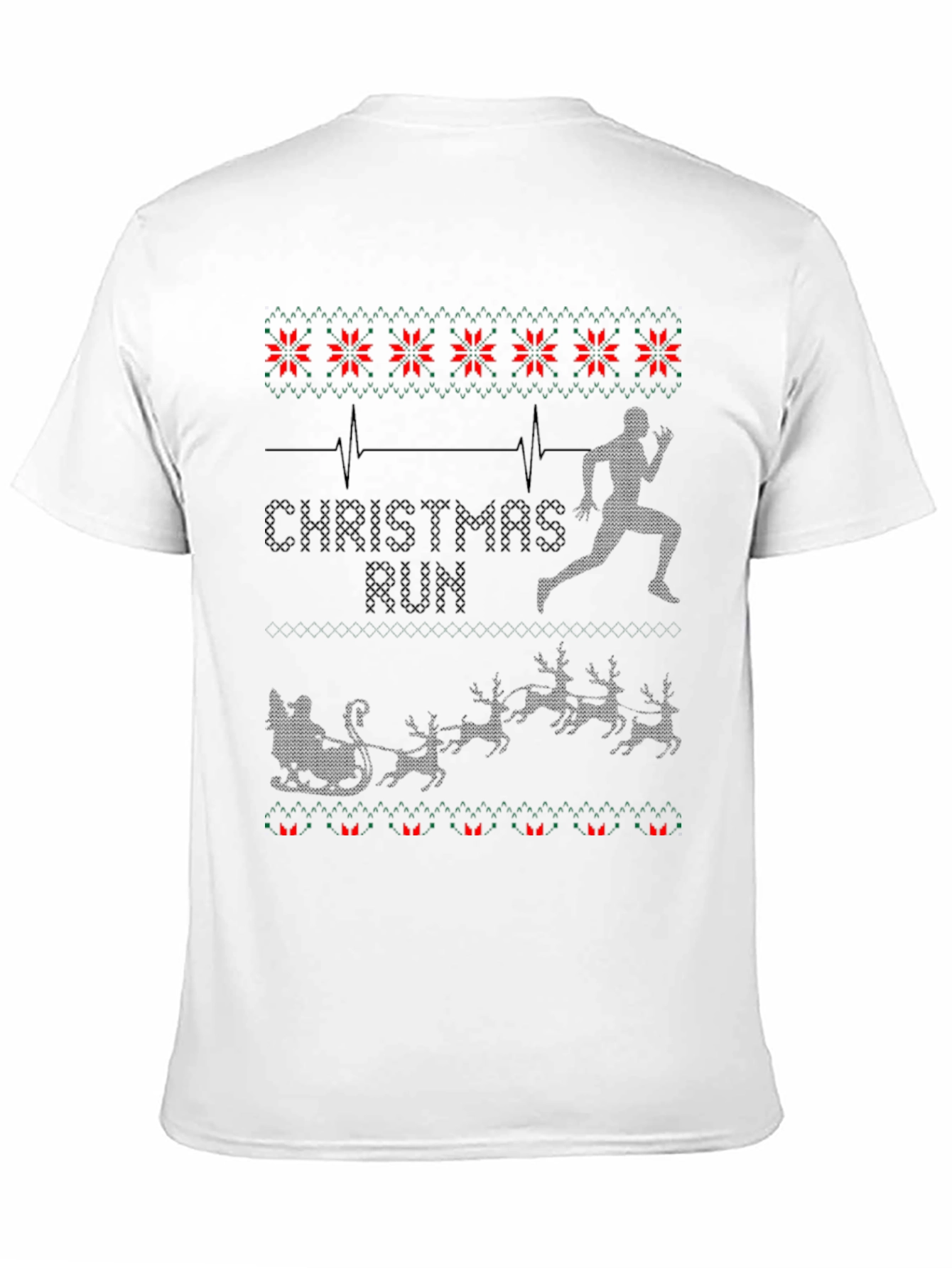 Christmas Run T-Shirt - Holiday Runner Tee
