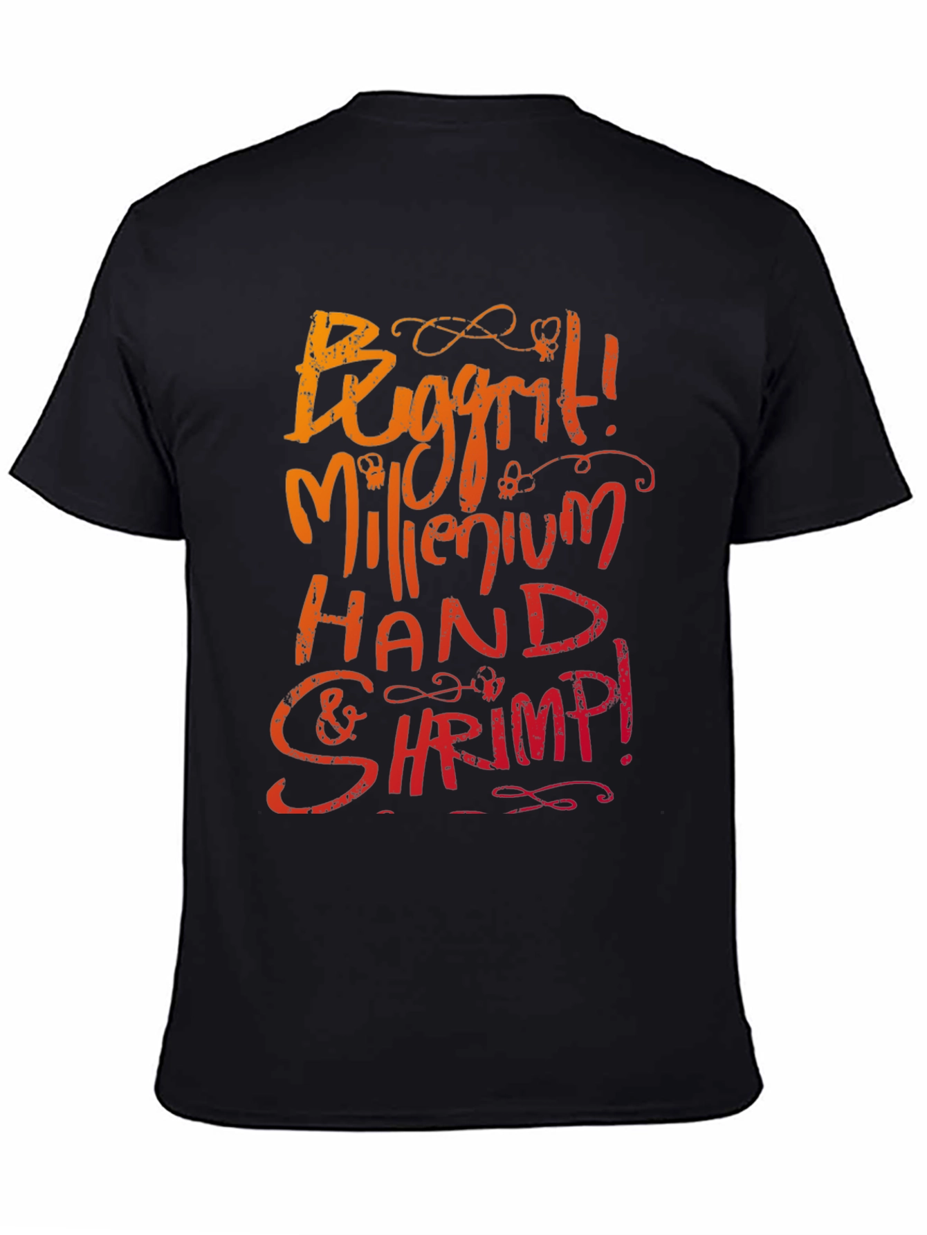 Buggrit Millenium Hand & Shrimp! Graphic Tee