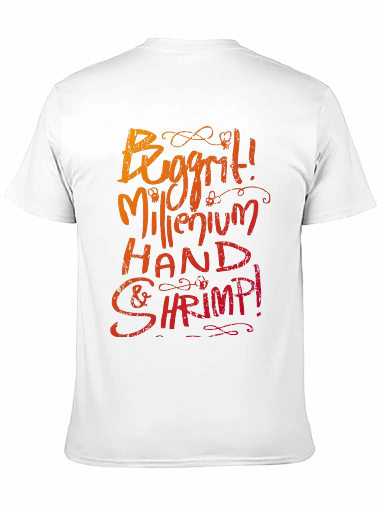 Buggrit Millenium Hand & Shrimp! Graphic Tee