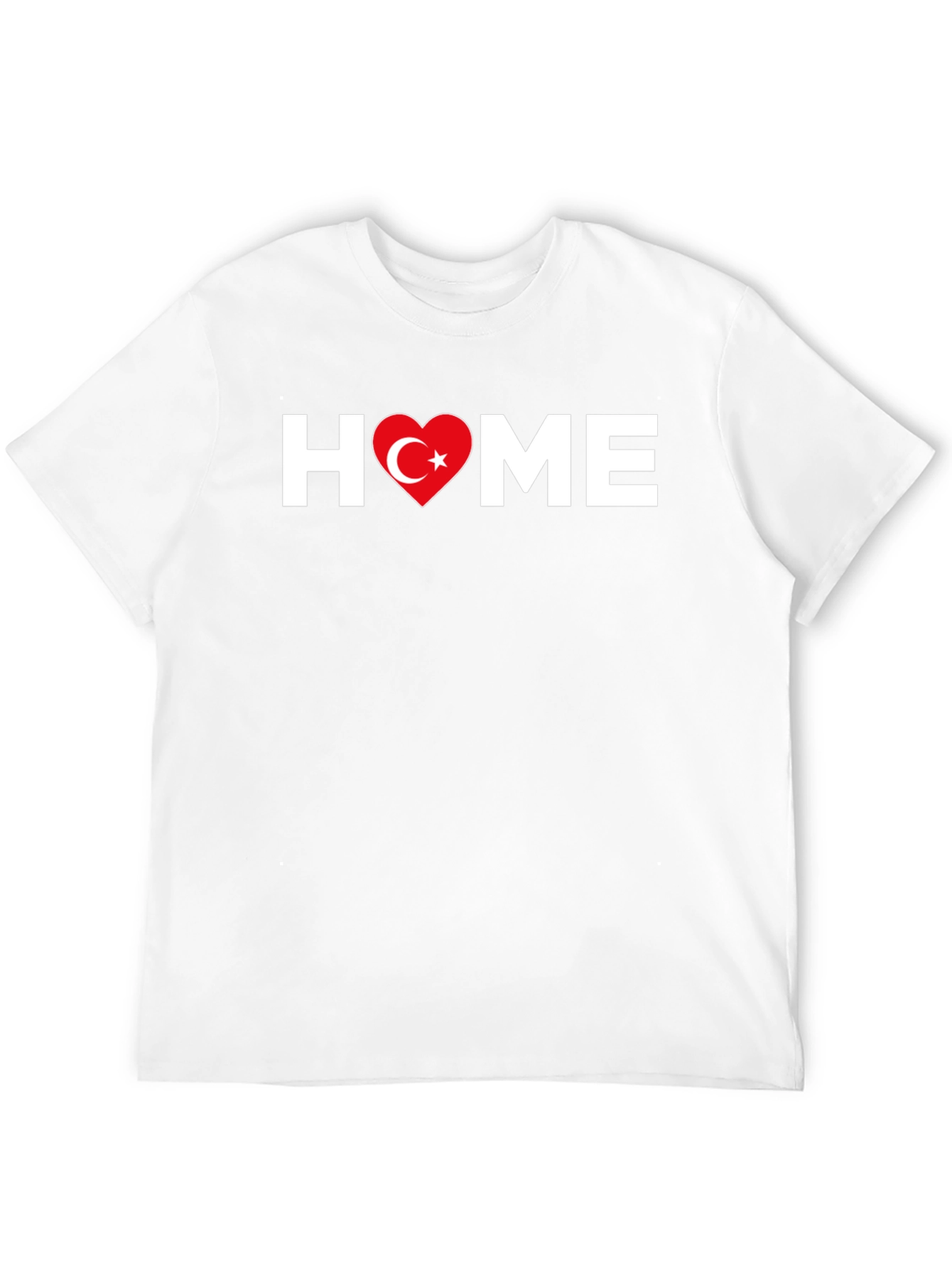 Turkish Heart Home T-Shirt - Black