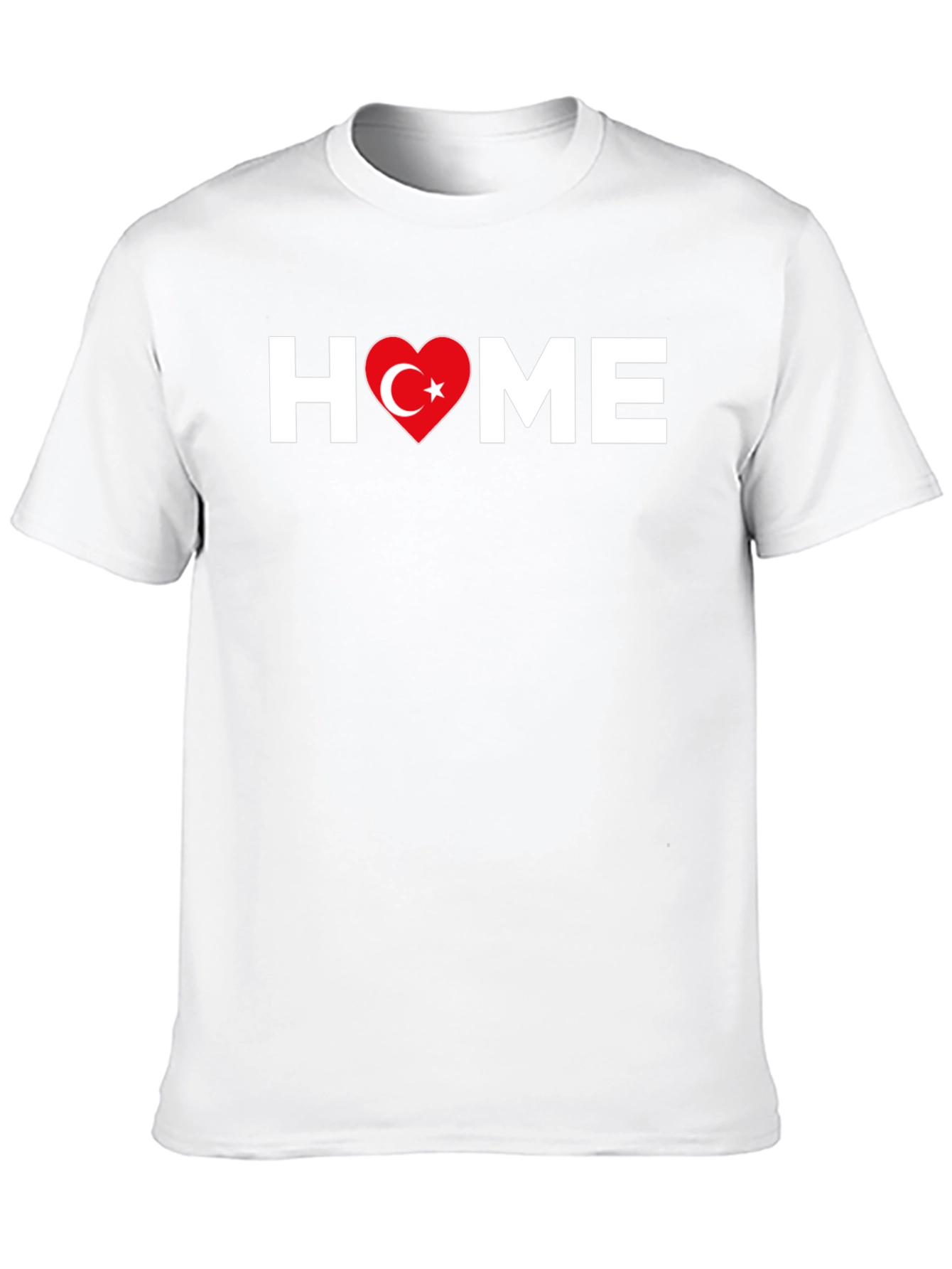 Turkish Heart Home T-Shirt - Black