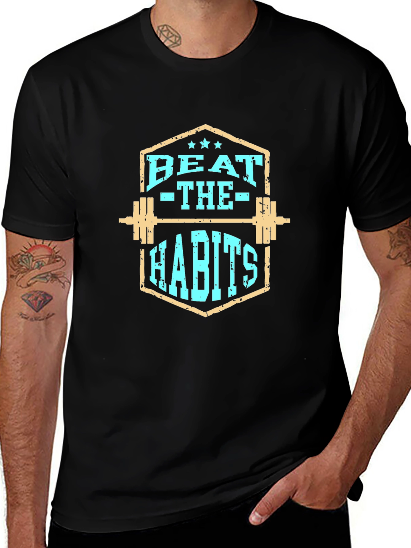 Beat The Habits Fitness T-Shirt