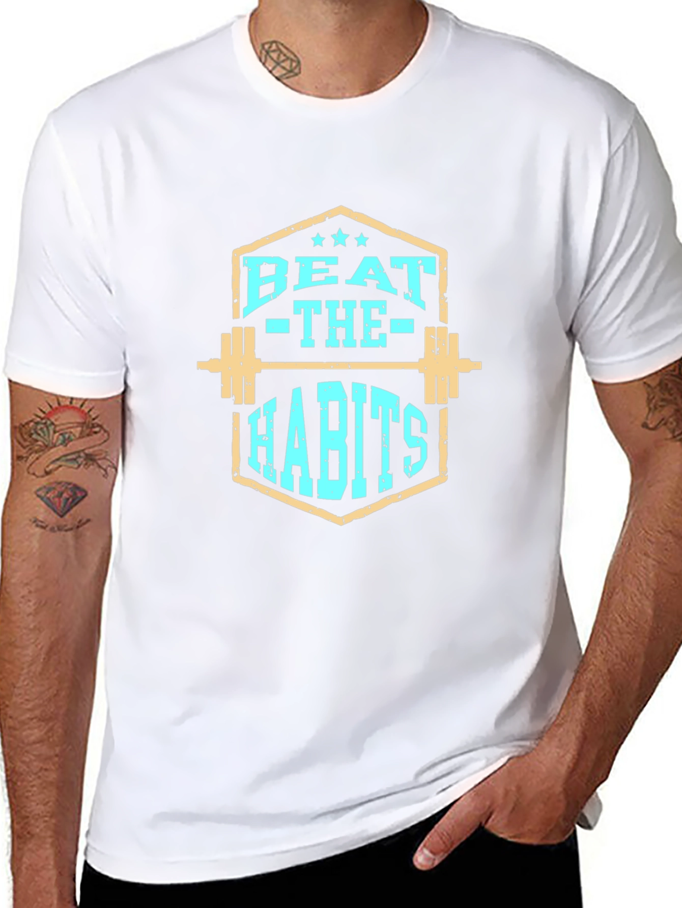 Beat The Habits Fitness T-Shirt