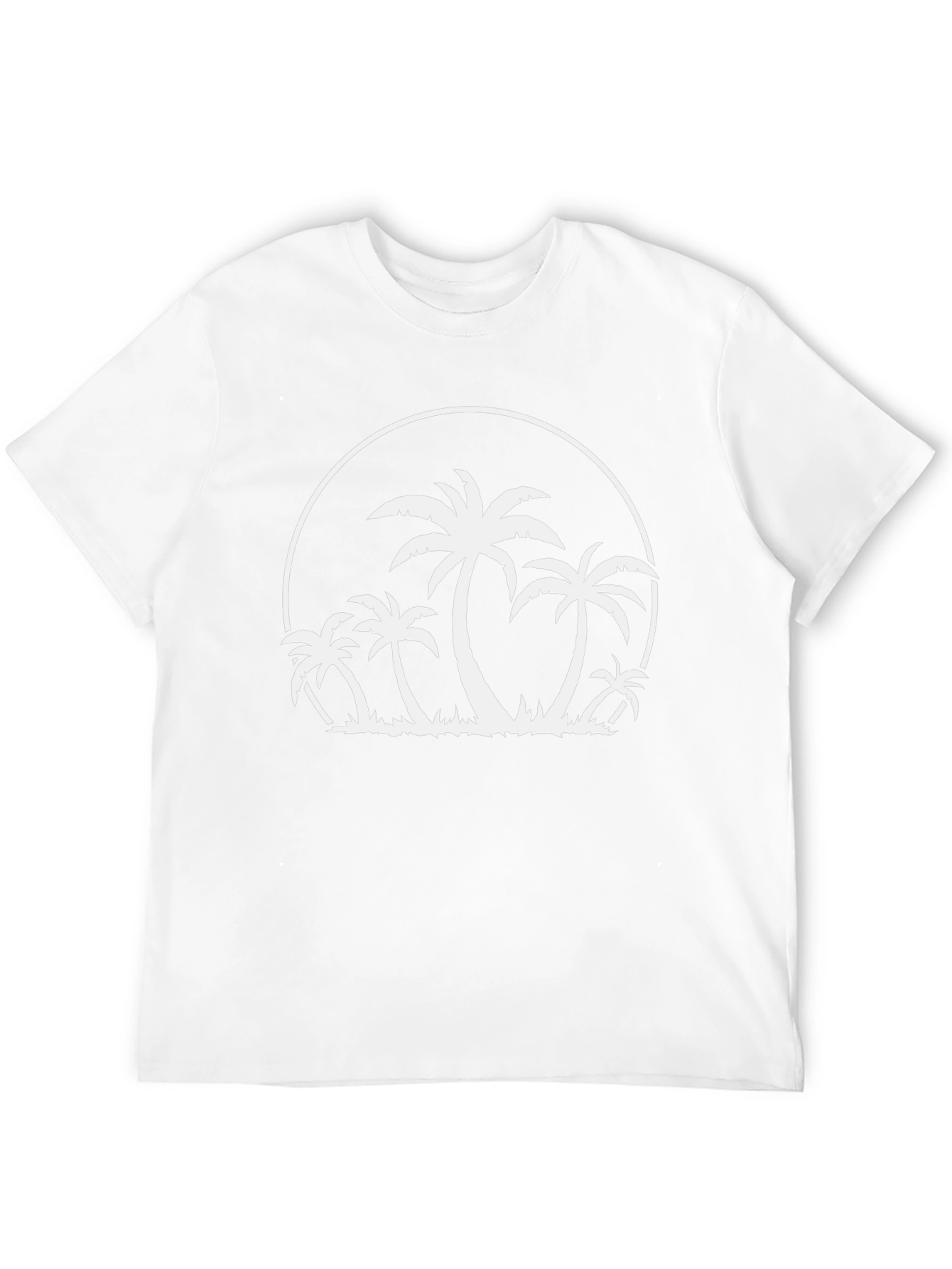 Palm Tree Graphic Tee - Black T-Shirt