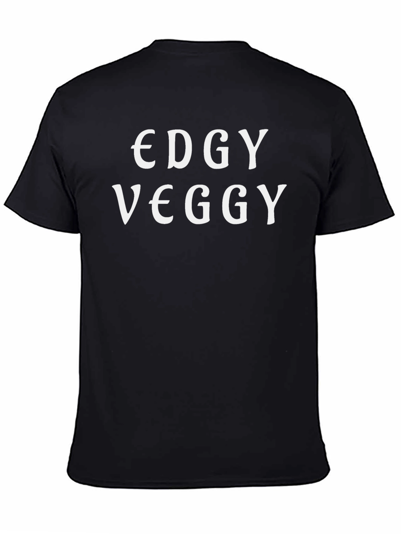 Edgy Veggy Graphic Tee -  Vegan Humor T-Shirt