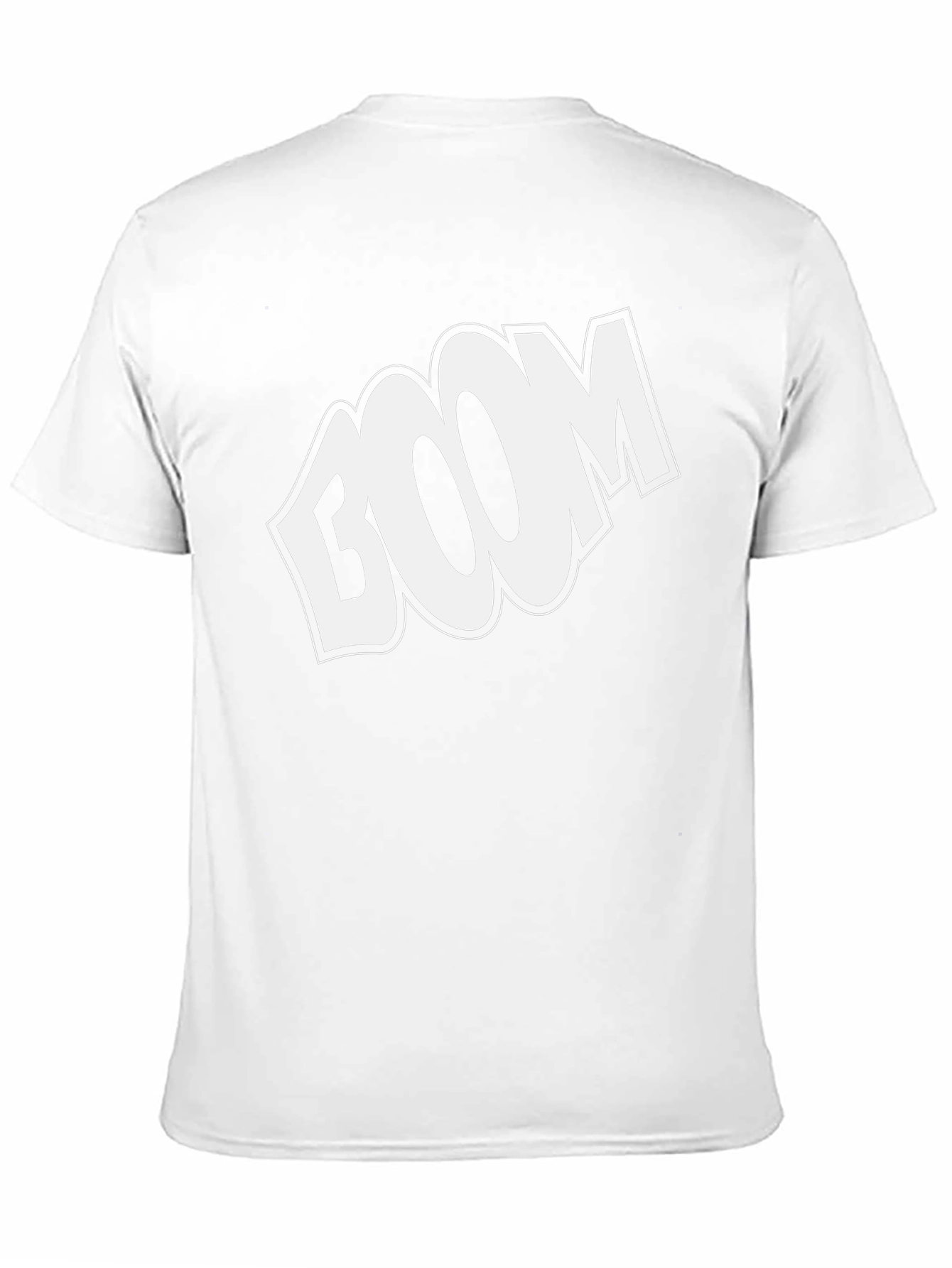 BOOM Graphic Print Black T-Shirt
