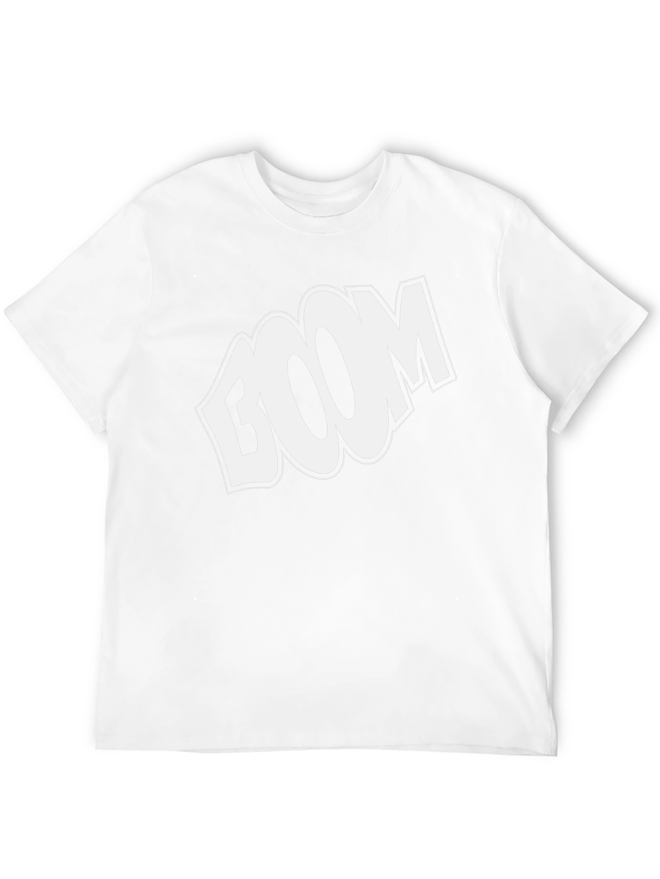 BOOM Graphic Print Black T-Shirt
