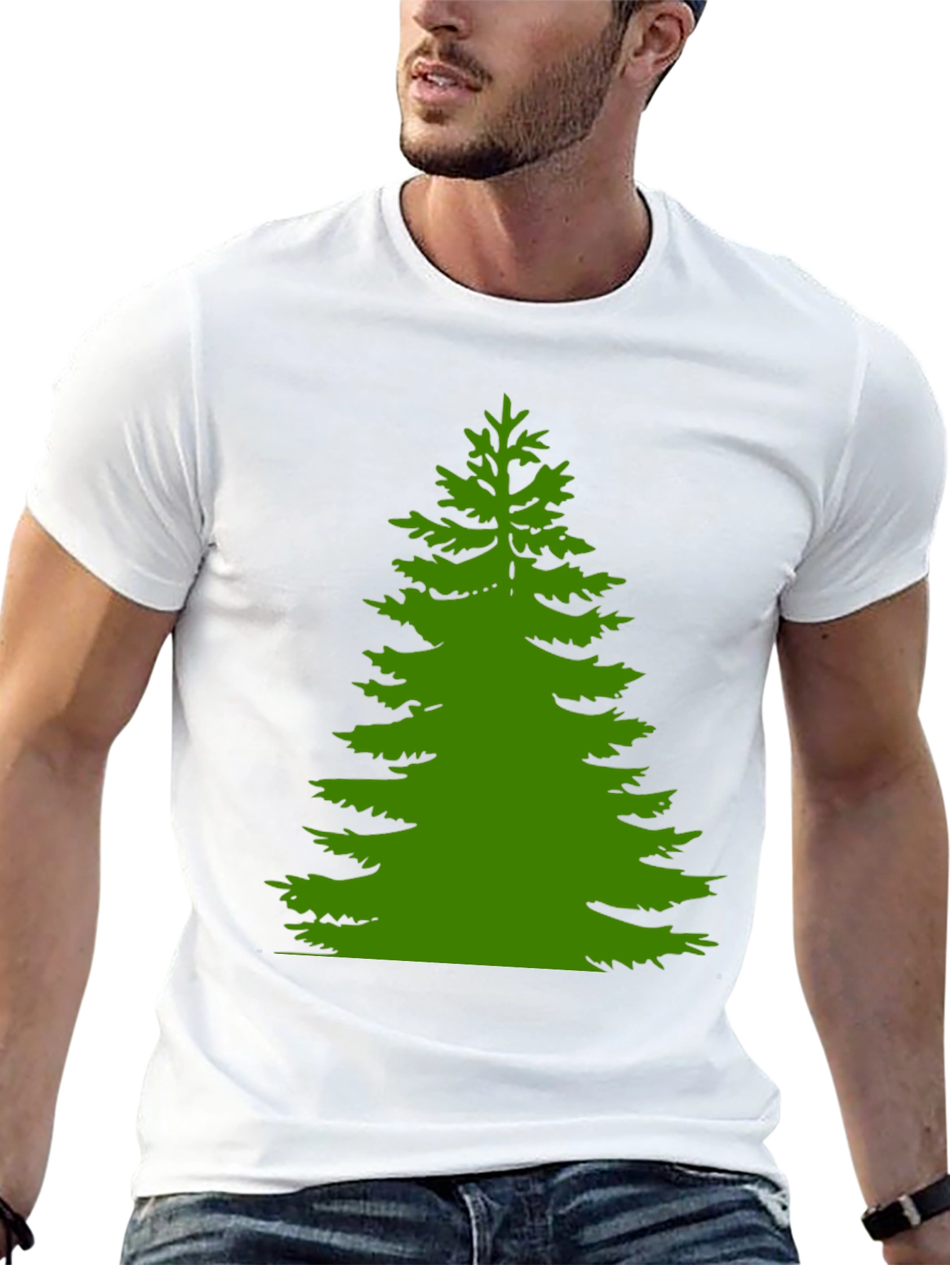 Evergreen Tree Graphic T-Shirt - Nature Lover Tee