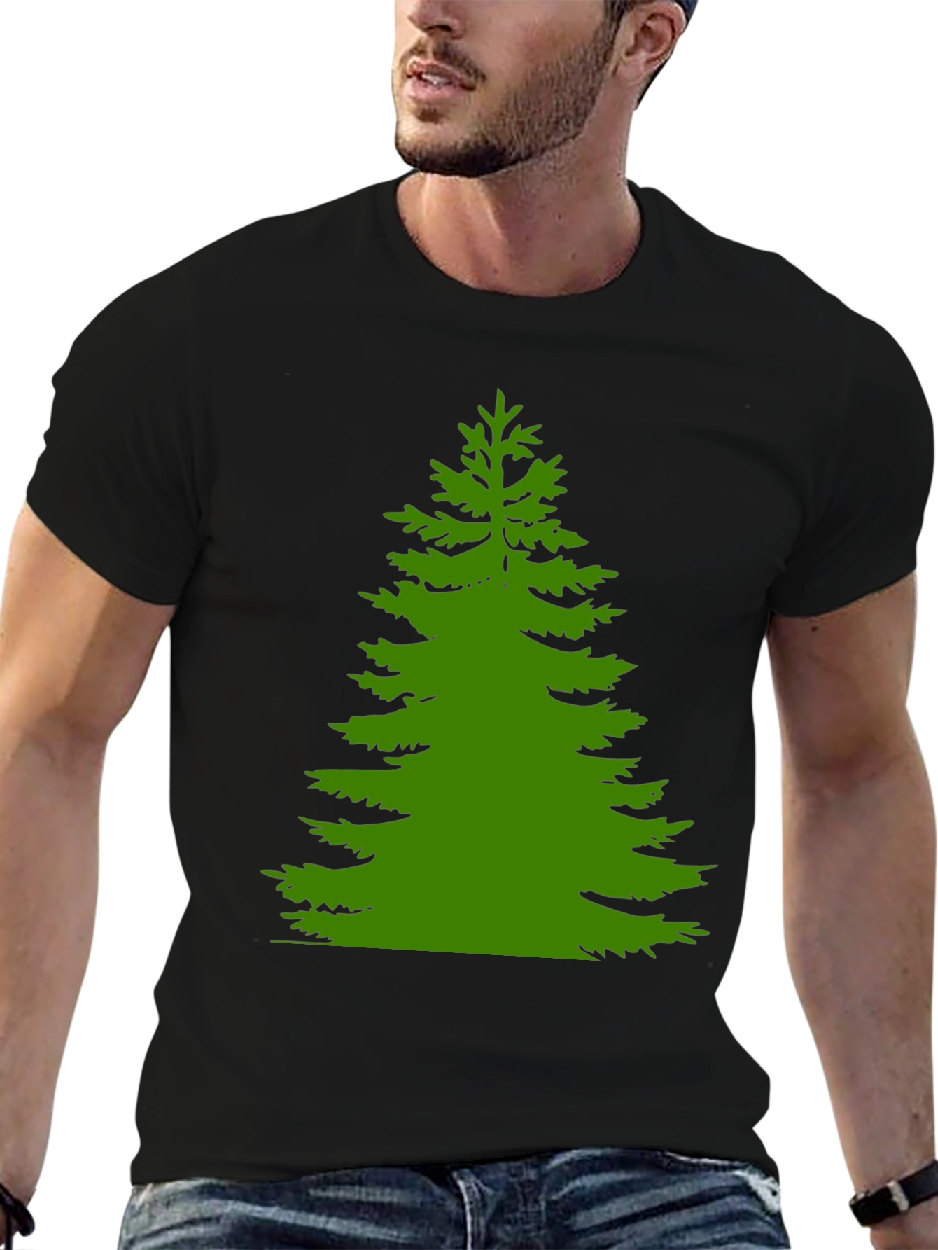 Evergreen Tree Graphic T-Shirt - Nature Lover Tee