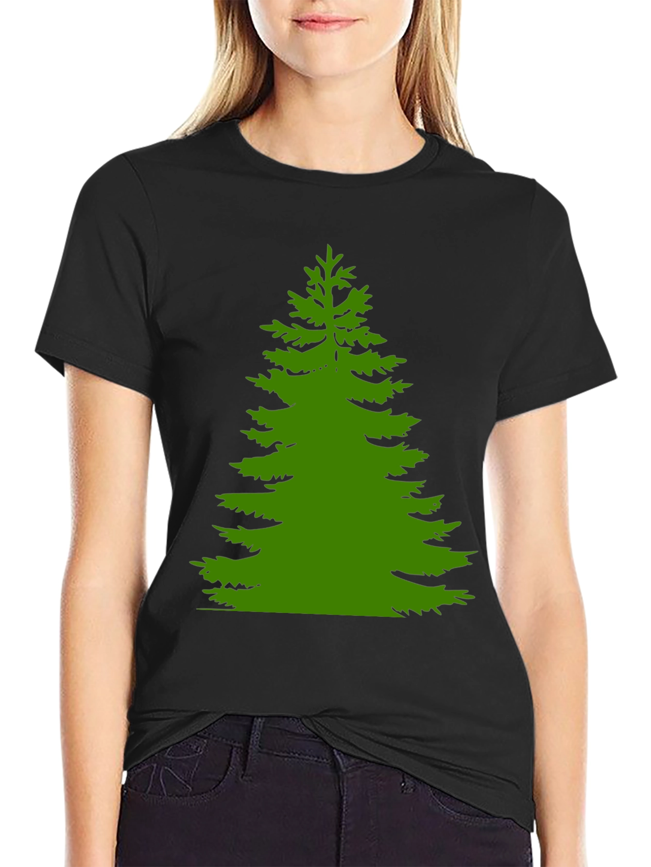Evergreen Tree Graphic T-Shirt - Nature Lover Tee