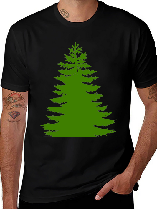 Evergreen Tree Graphic T-Shirt - Nature Lover Tee