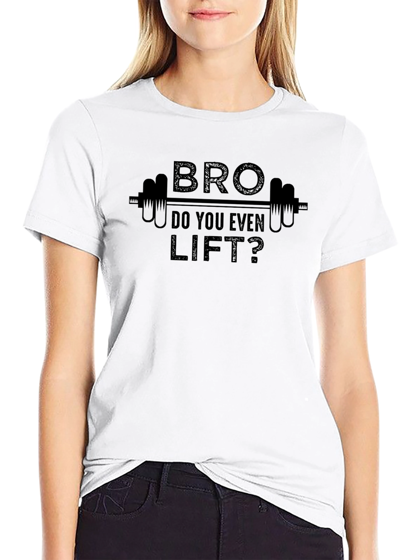Bro Do You Even Lift? Black T-Shirt