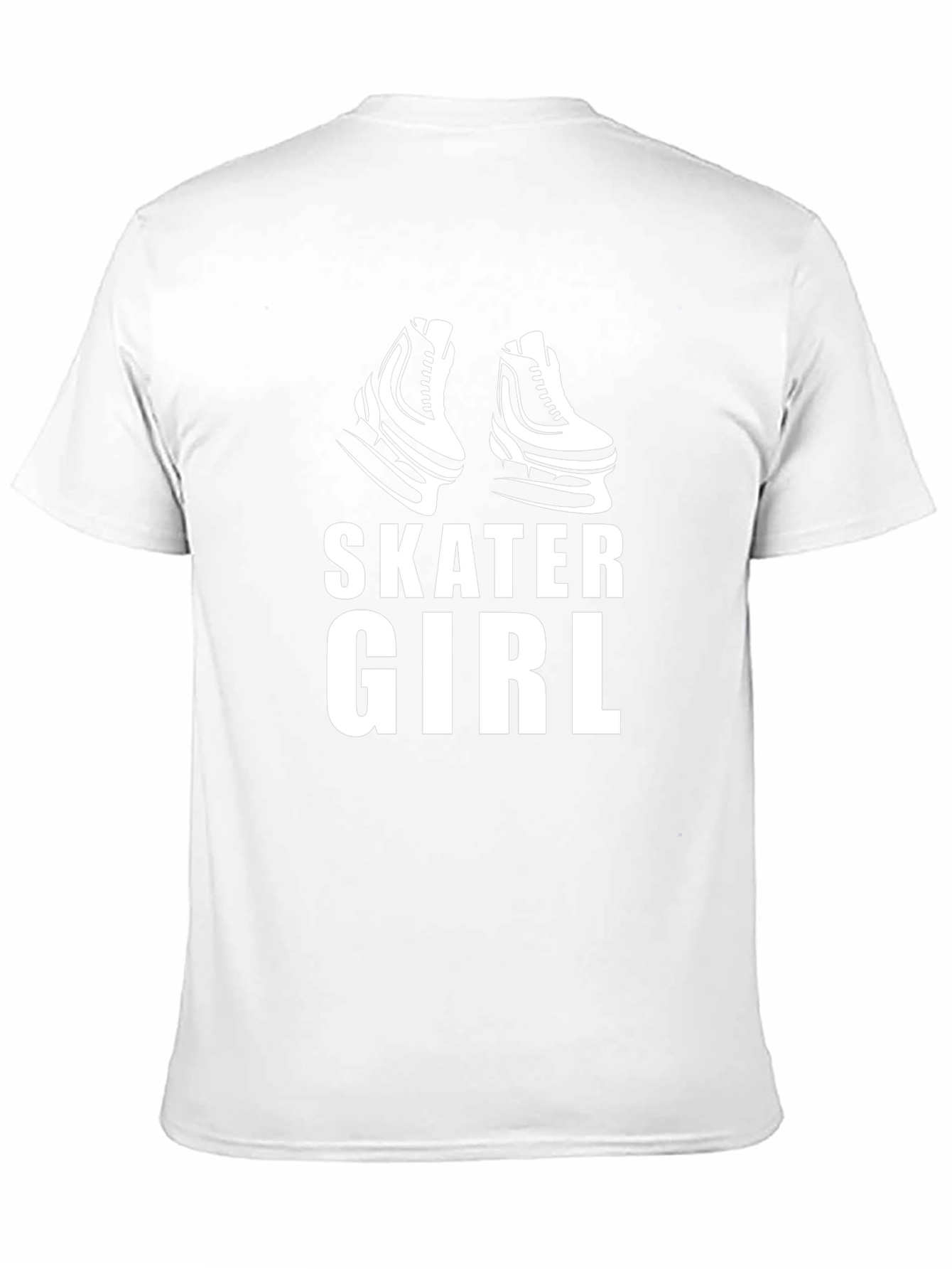 Skater Girl Graphic Tee - Black Unisex T-Shirt