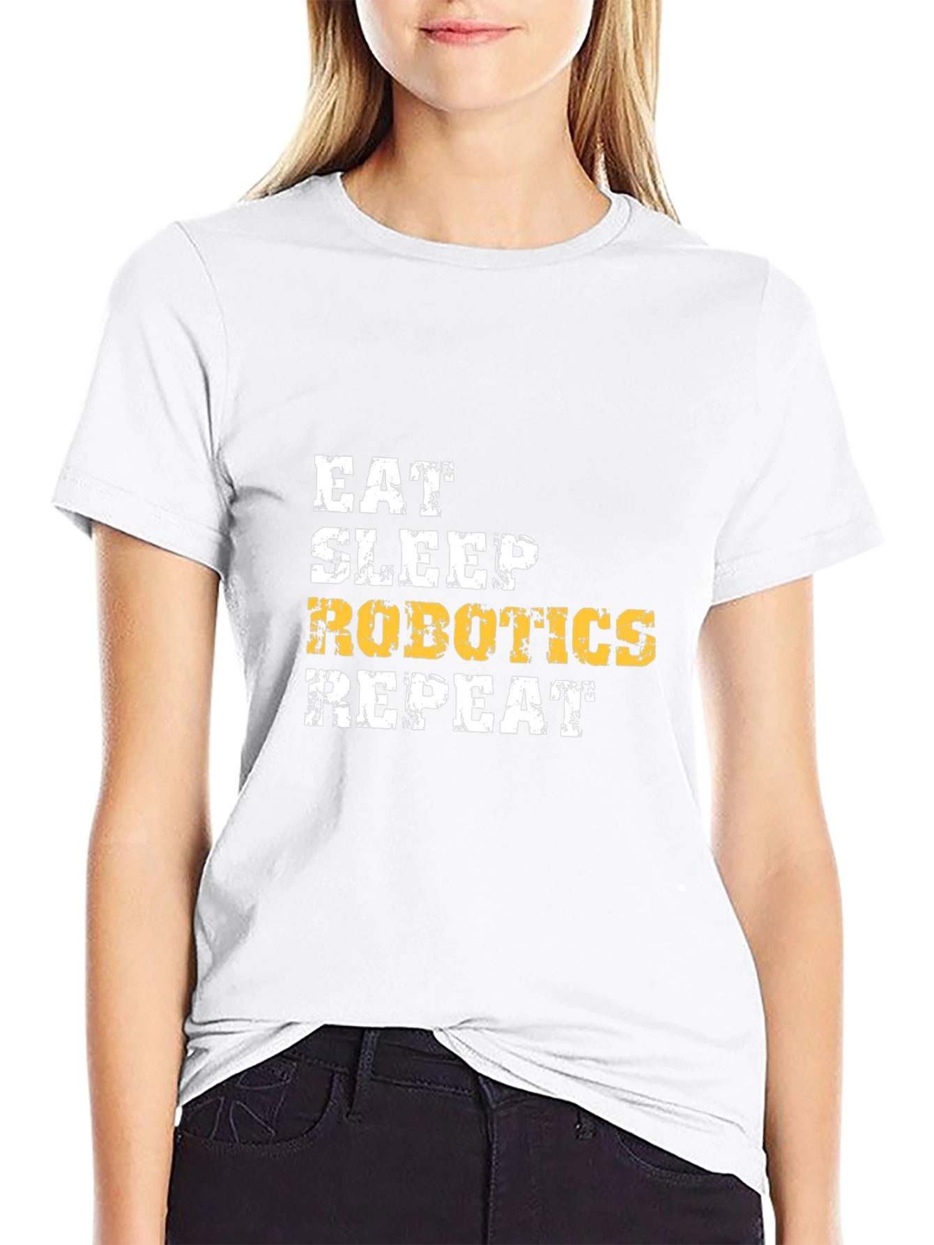 Eat Sleep Robotics Repeat Graphic Tee