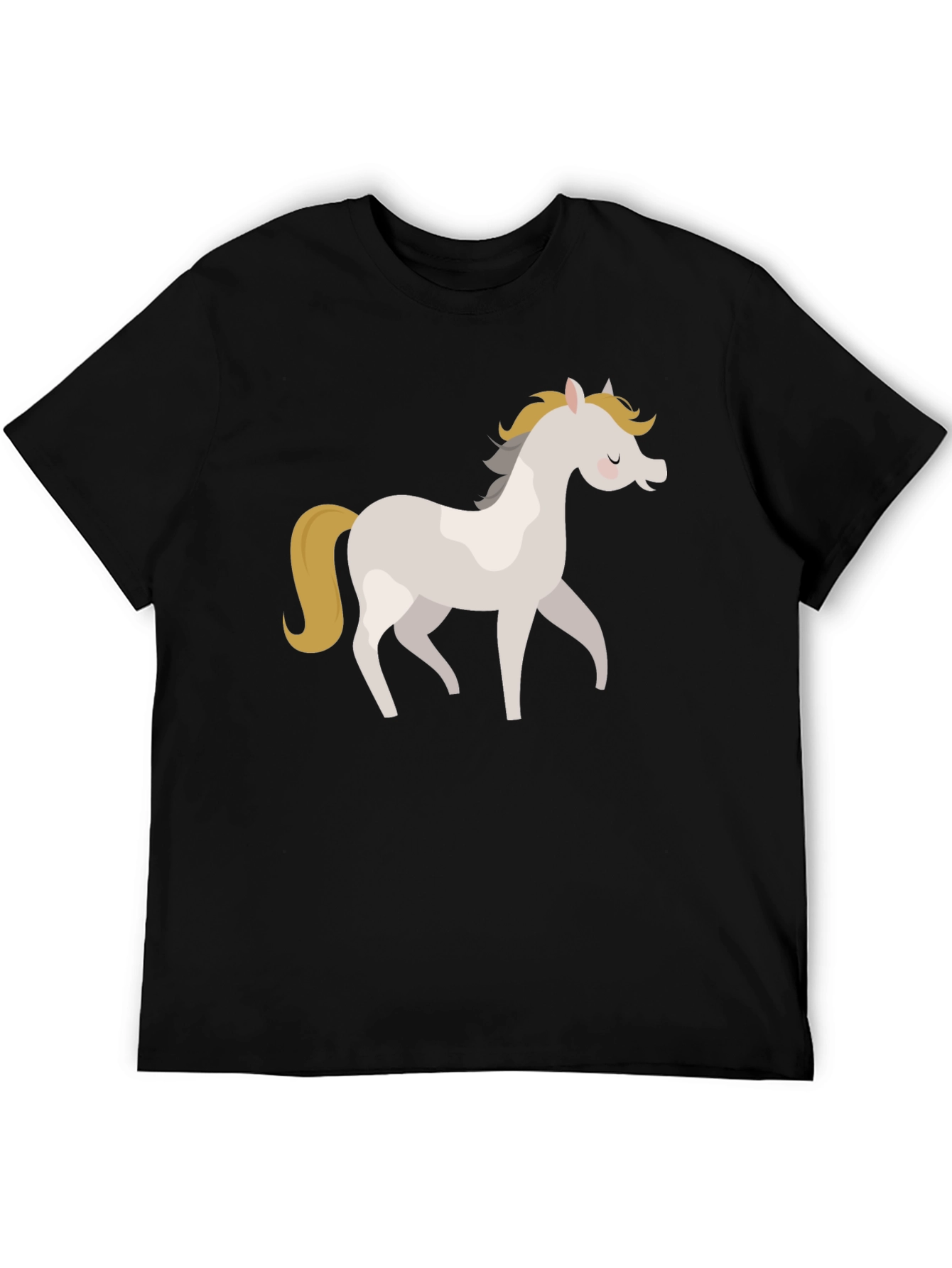 Cute Horse Graphic Tee - Casual Comfort