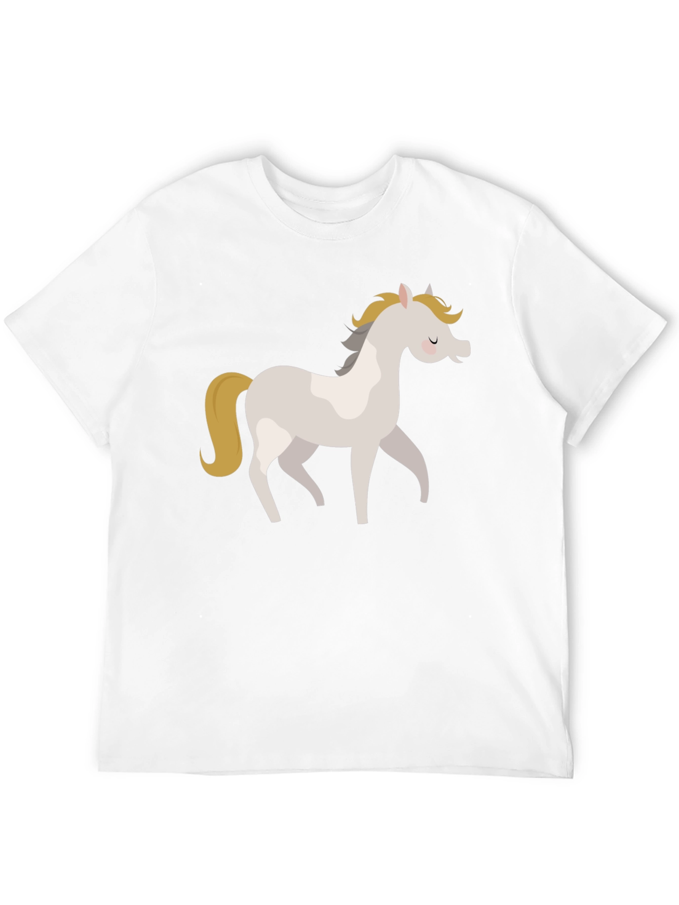 Cute Horse Graphic Tee - Casual Comfort