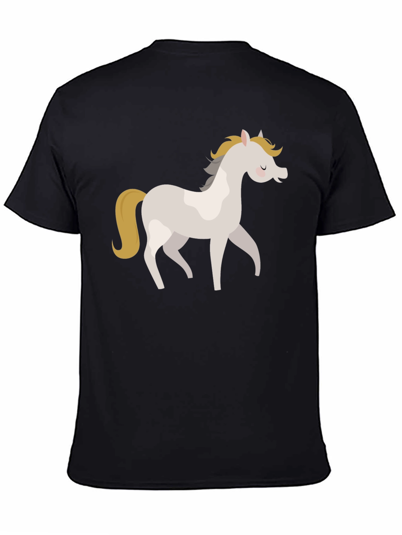 Cute Horse Graphic Tee - Casual Comfort