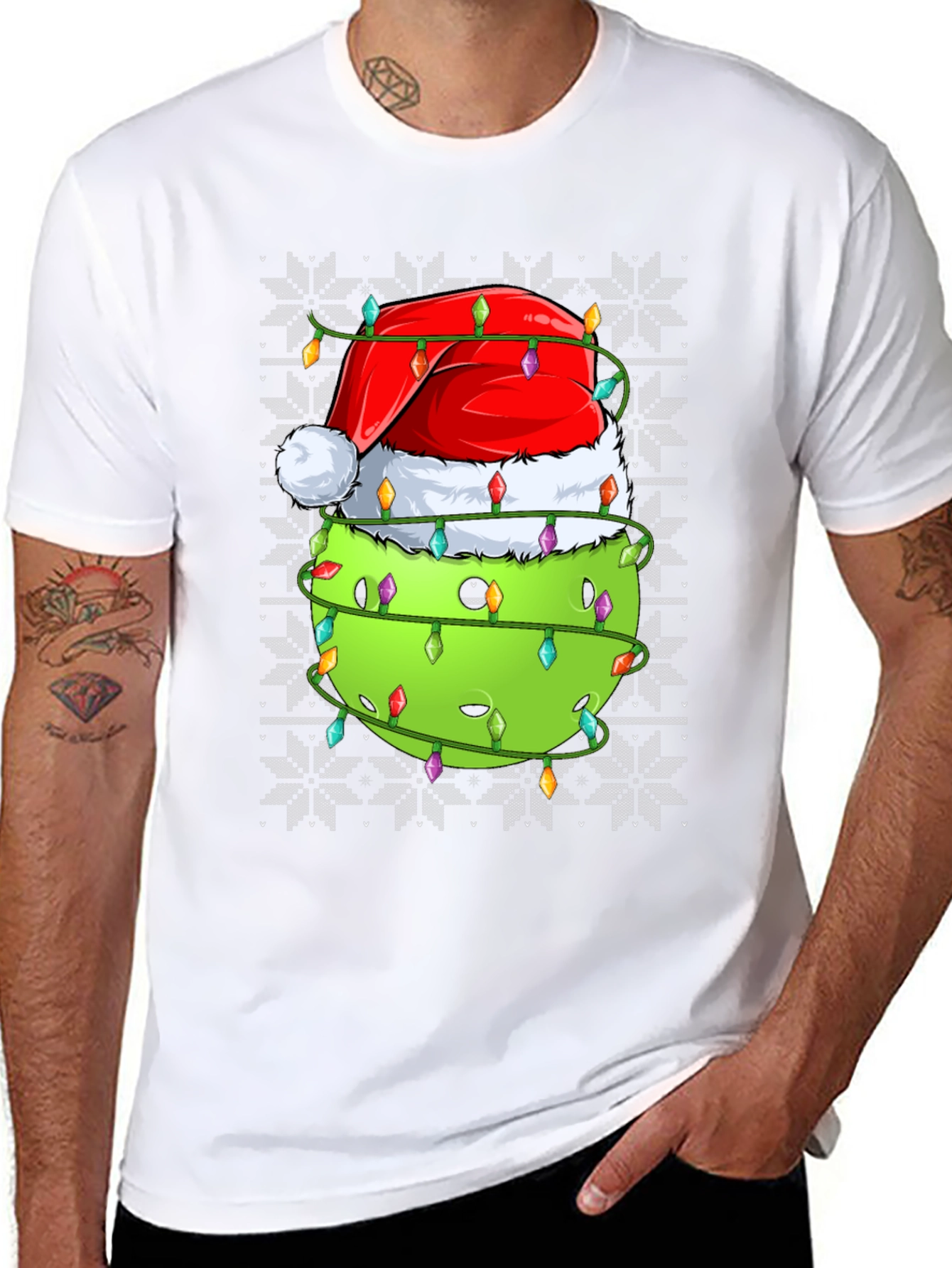 Festive Avocado Christmas T-Shirt