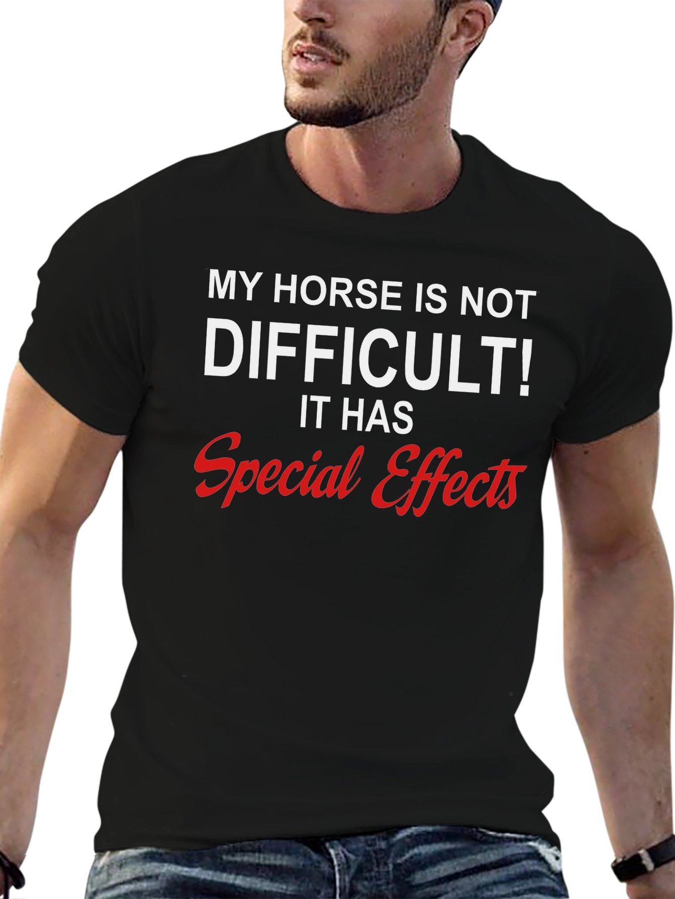 Funny Horse T-Shirt - Special Effects