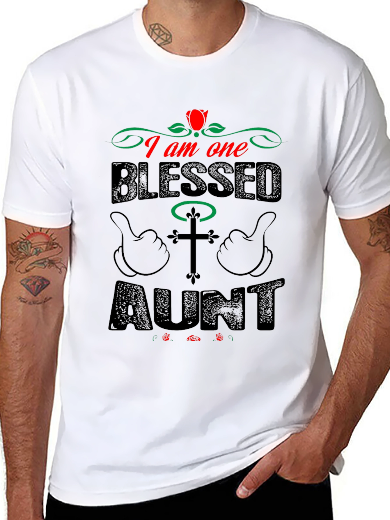 Blessed Aunt T-Shirt - Christian Family Gift