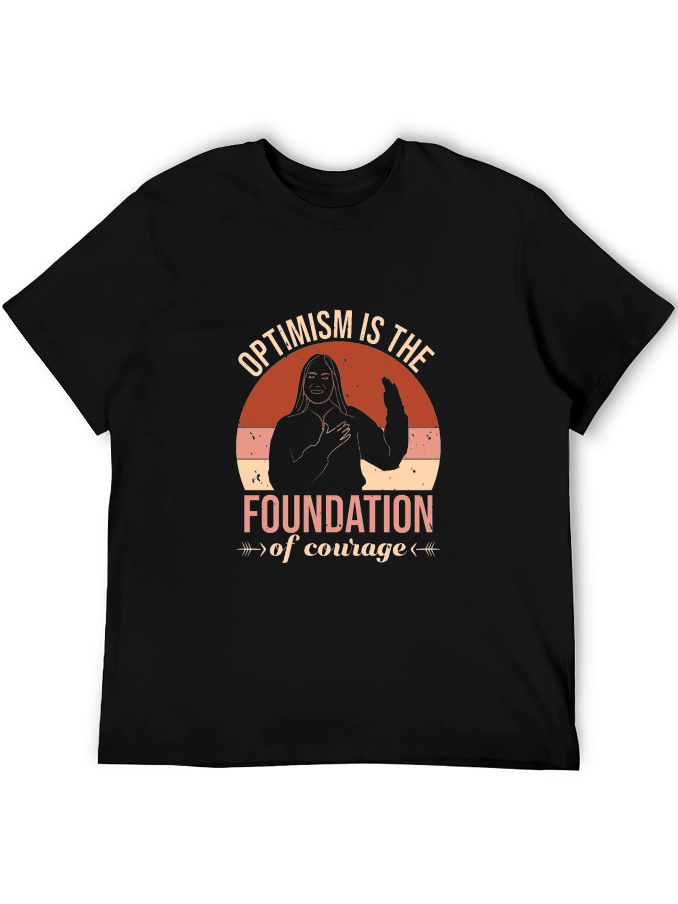Optimism Foundation Courage Graphic Tee