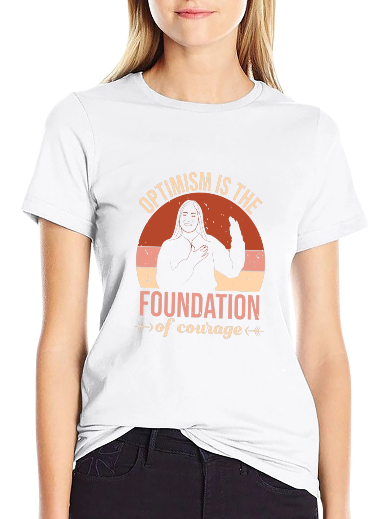 Optimism Foundation Courage Graphic Tee