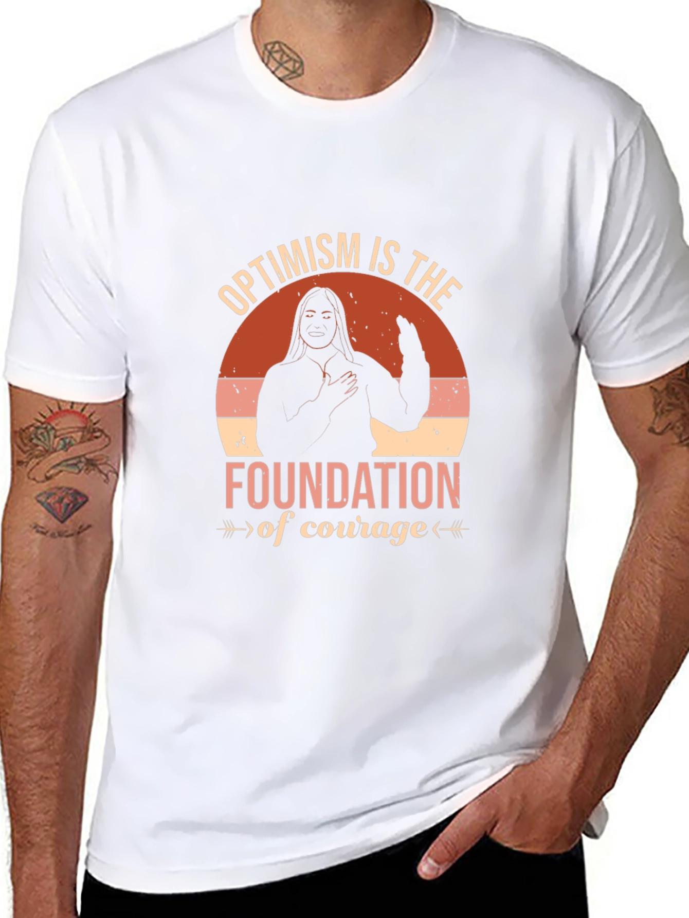 Optimism Foundation Courage Graphic Tee