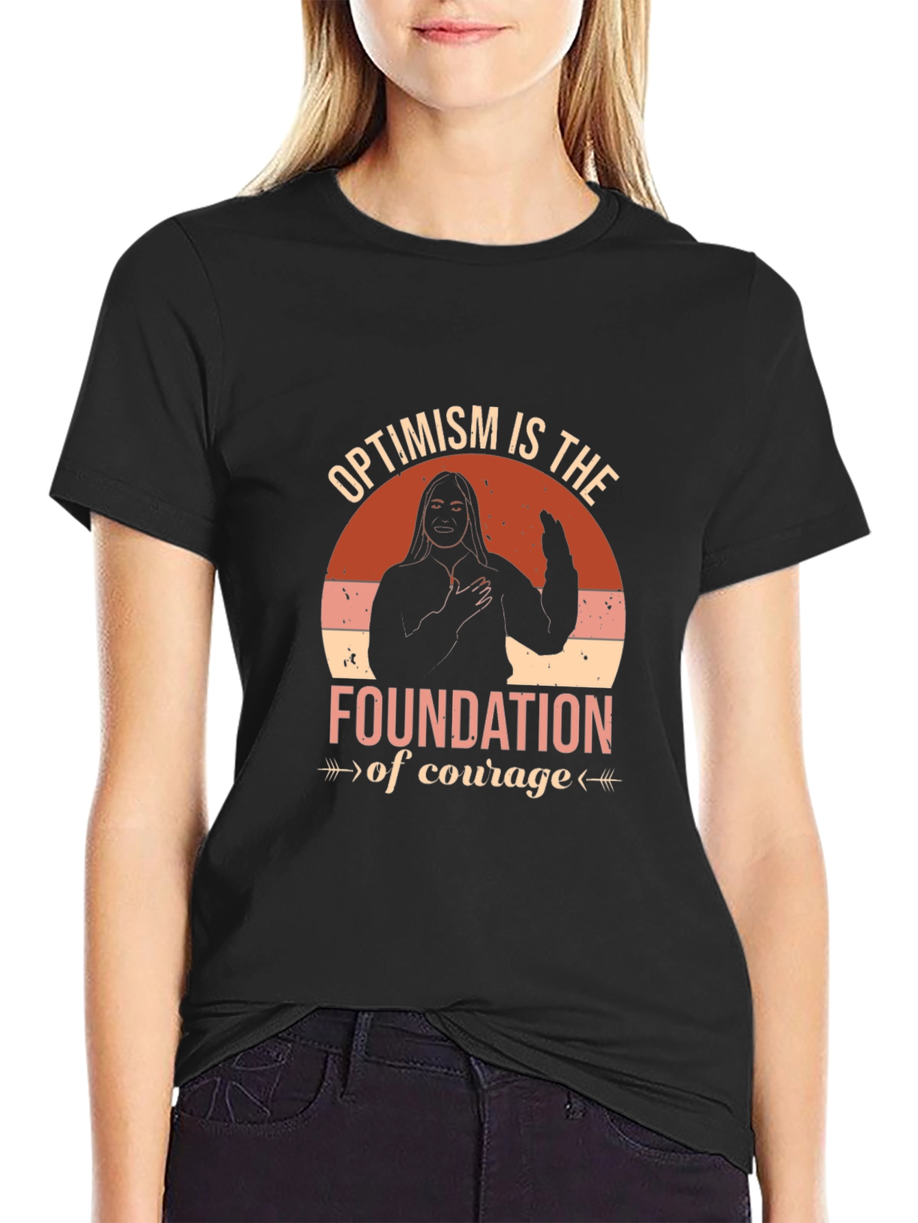 Optimism Foundation Courage Graphic Tee